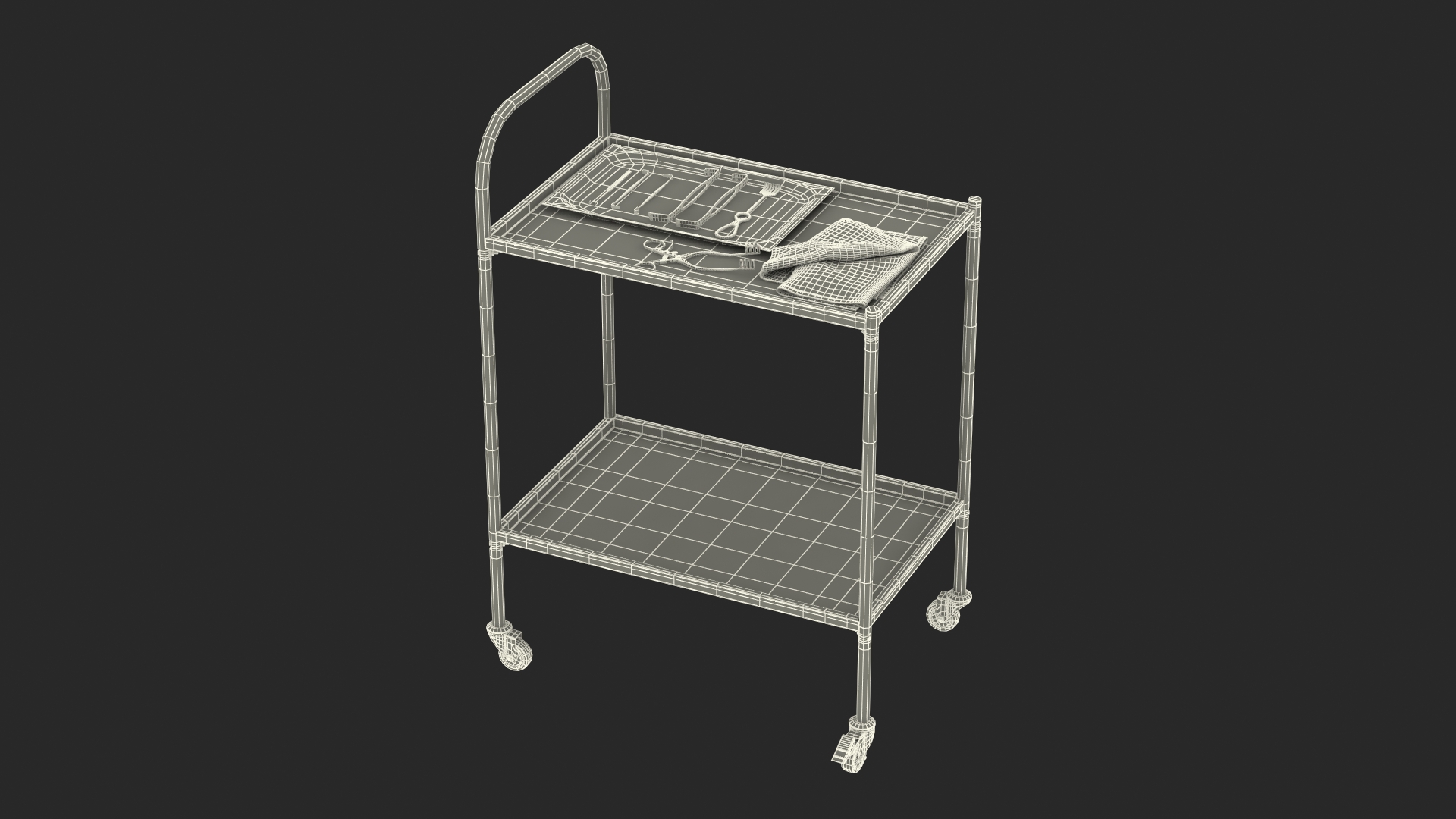 3D Surgical Trolley and Retractors