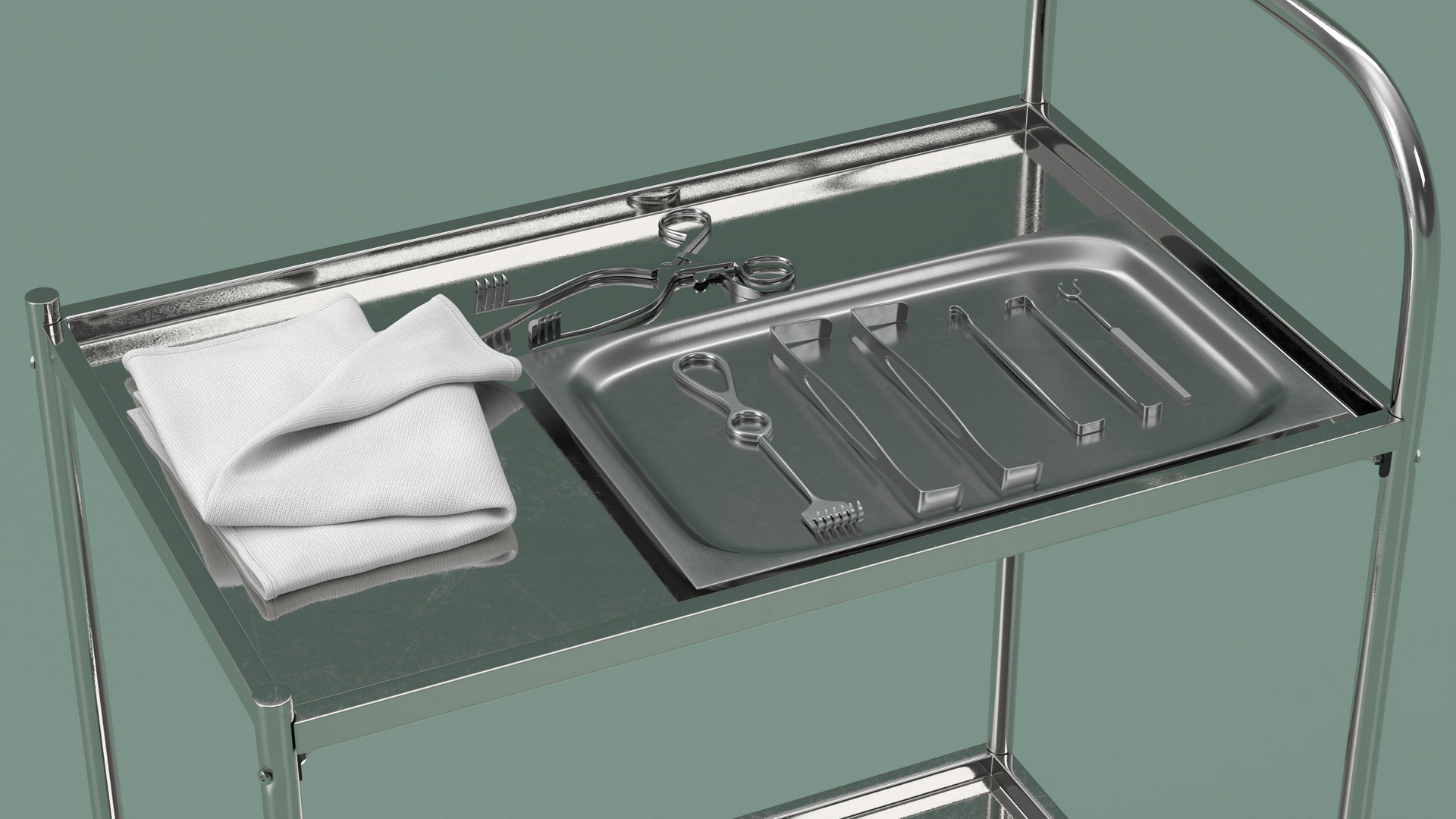3D Surgical Trolley and Retractors