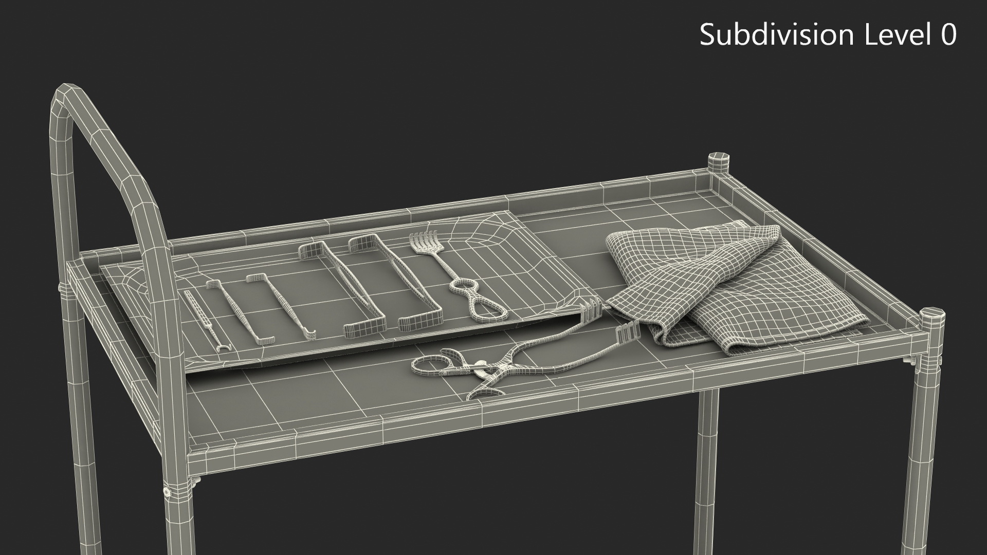 3D Surgical Trolley and Retractors
