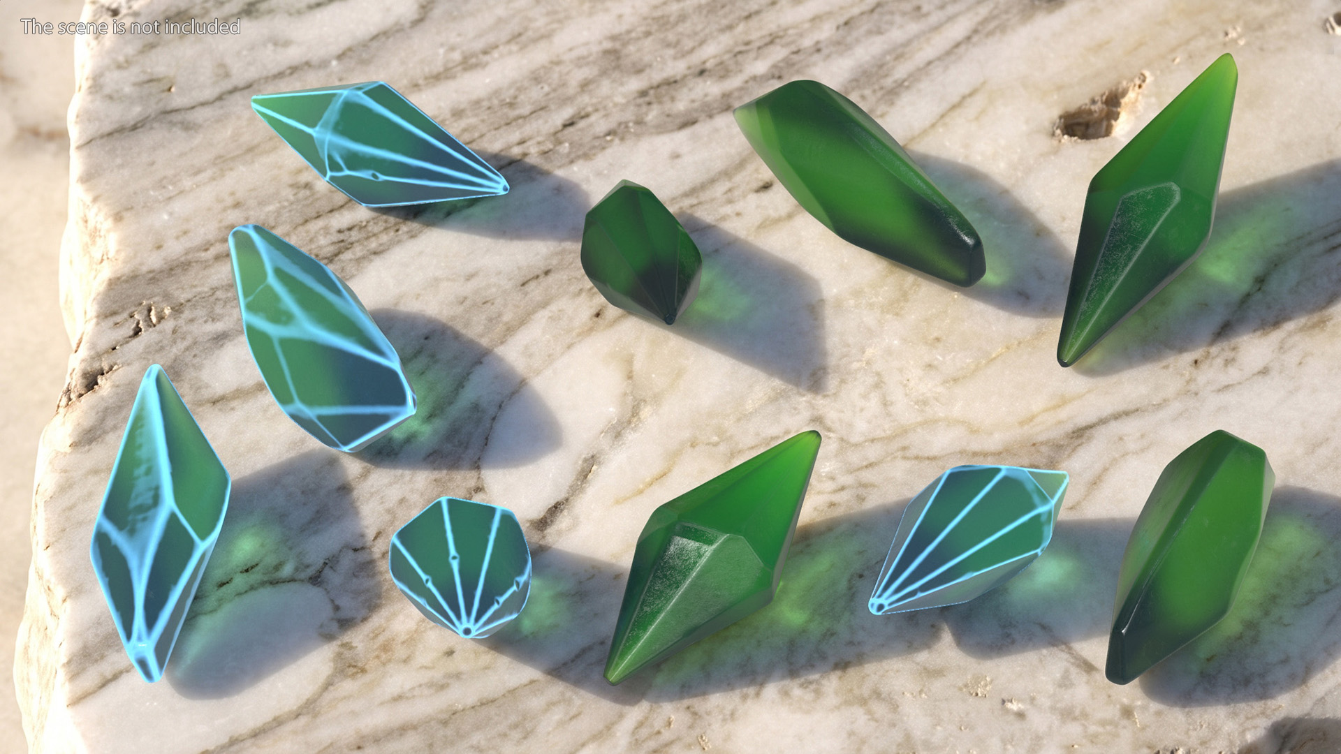 Fantasy Mana Crystal Set, view 5