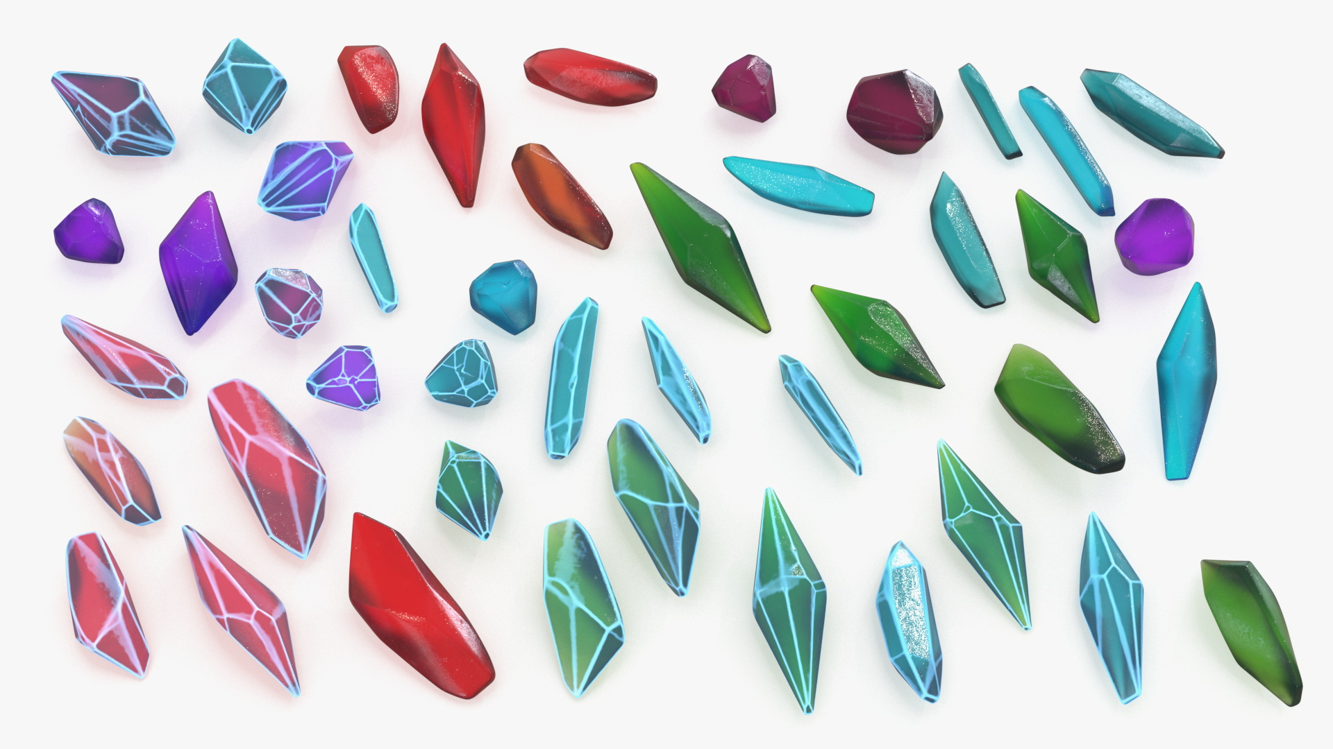 Fantasy Mana Crystal Set