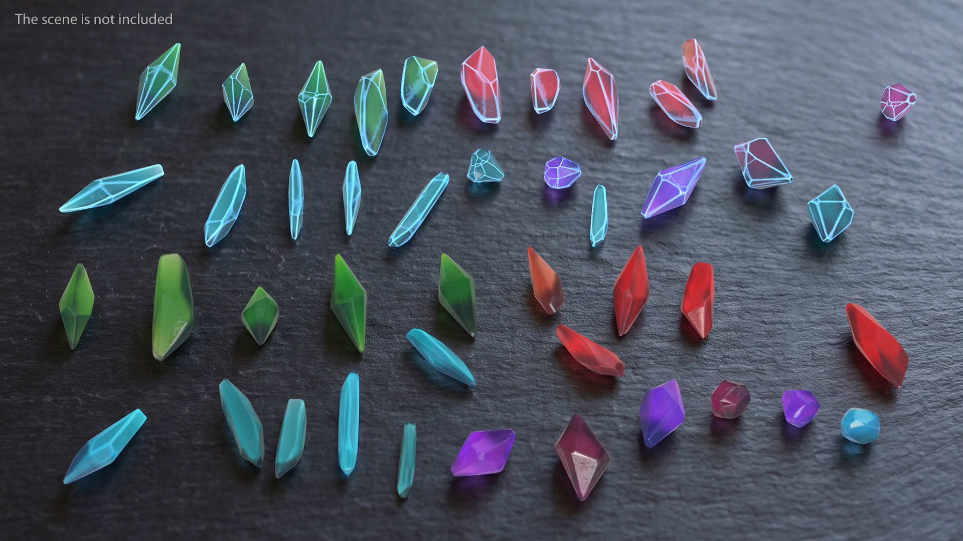 Fantasy Mana Crystal Set, view 2