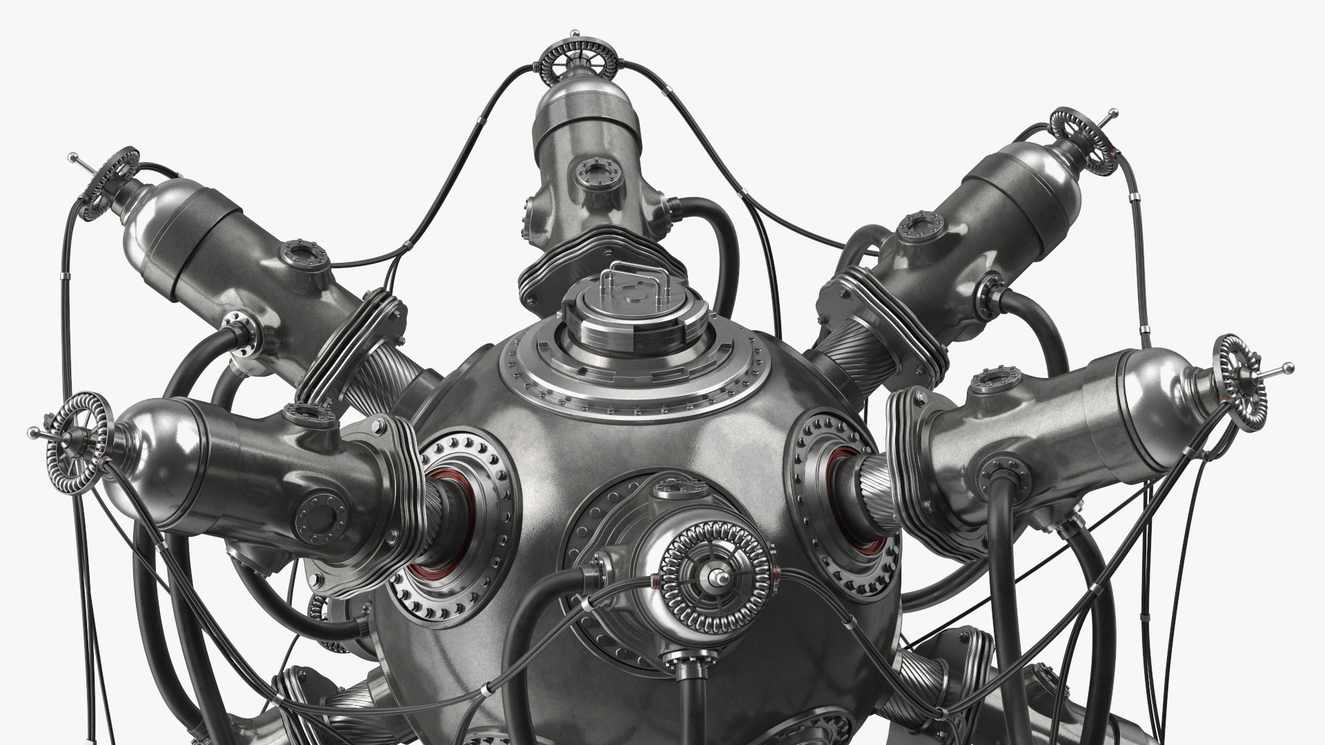 Sci-Fi Nuclear Reactor Dark 3D