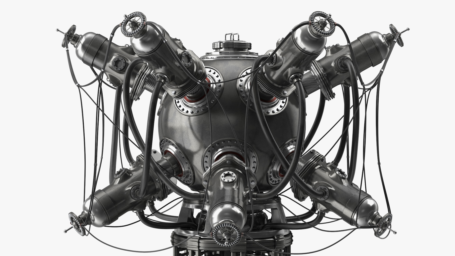 Sci-Fi Nuclear Reactor Dark 3D