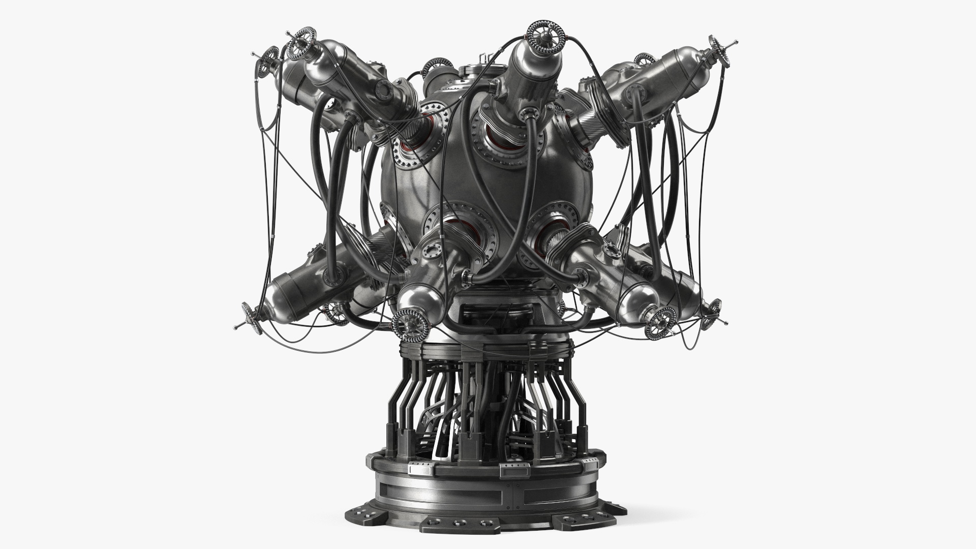 Sci-Fi Nuclear Reactor Dark 3D