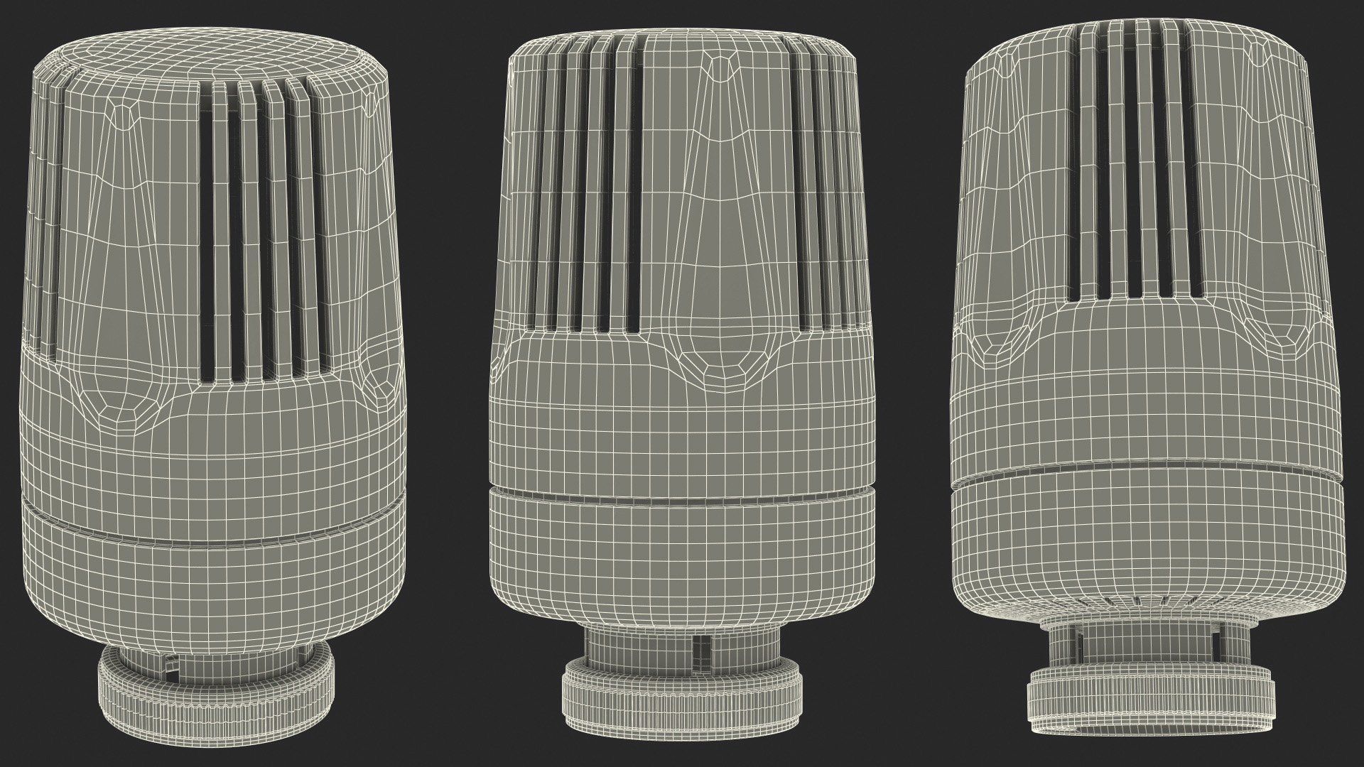 Thermostatic Radiator Valve-Head 3D