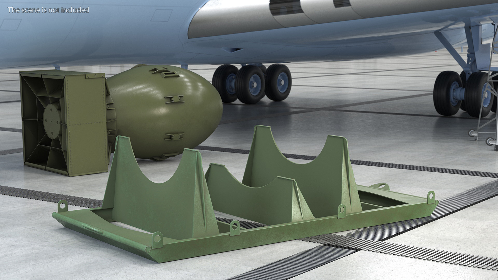 3D Shipping Pallet for Atomic Bomb