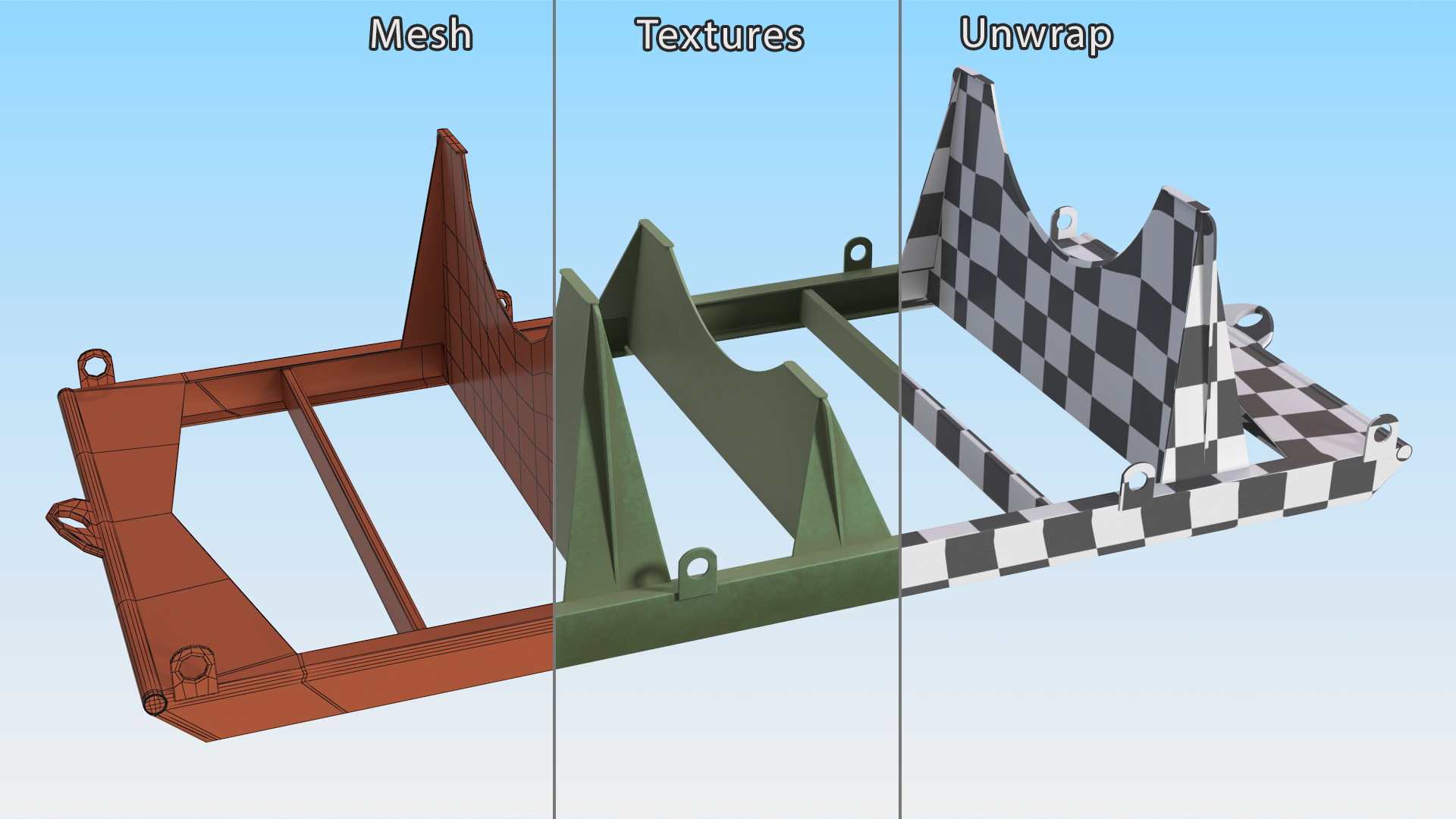 3D Shipping Pallet for Atomic Bomb