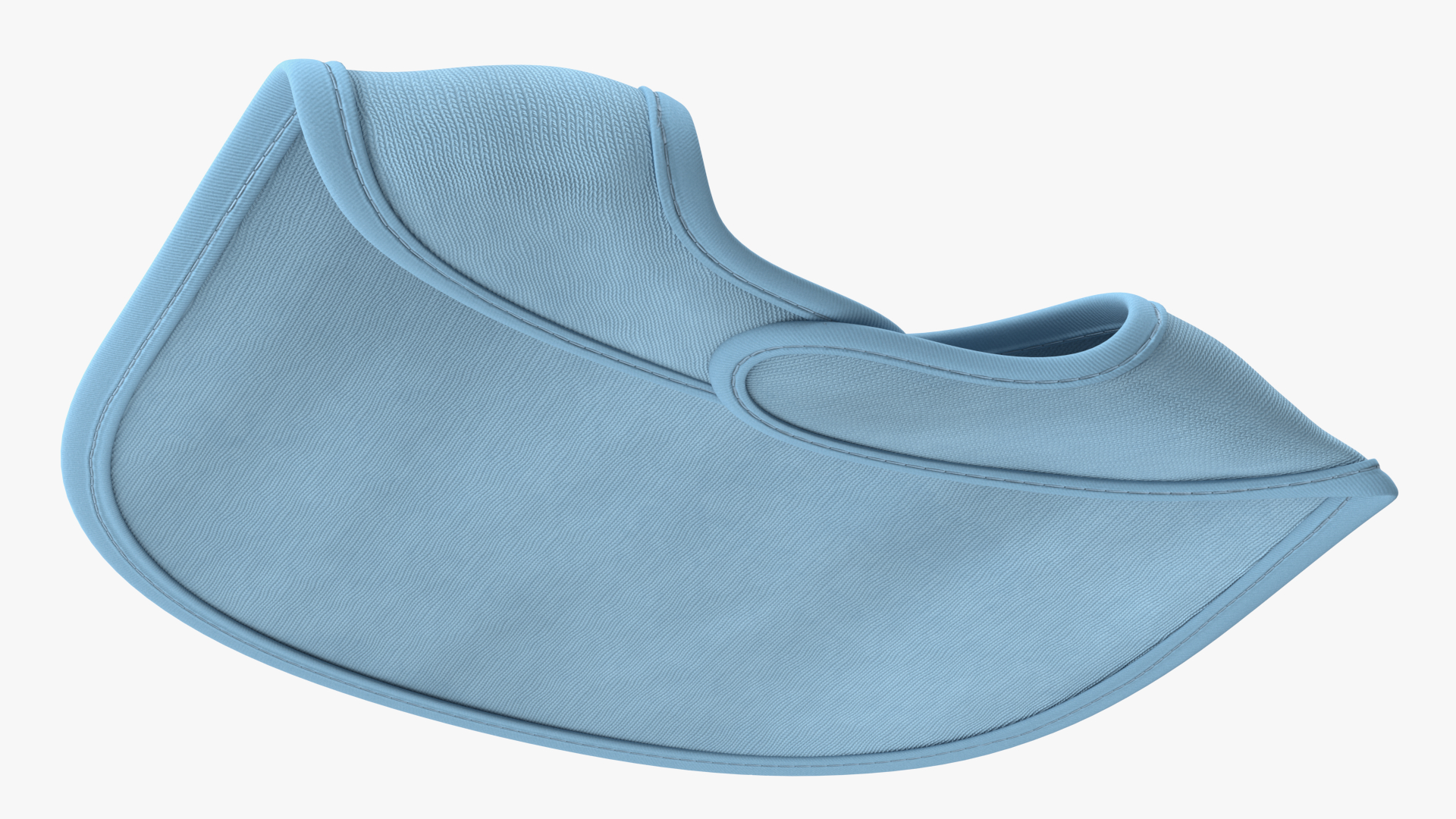 3D Blue Baby Bib model