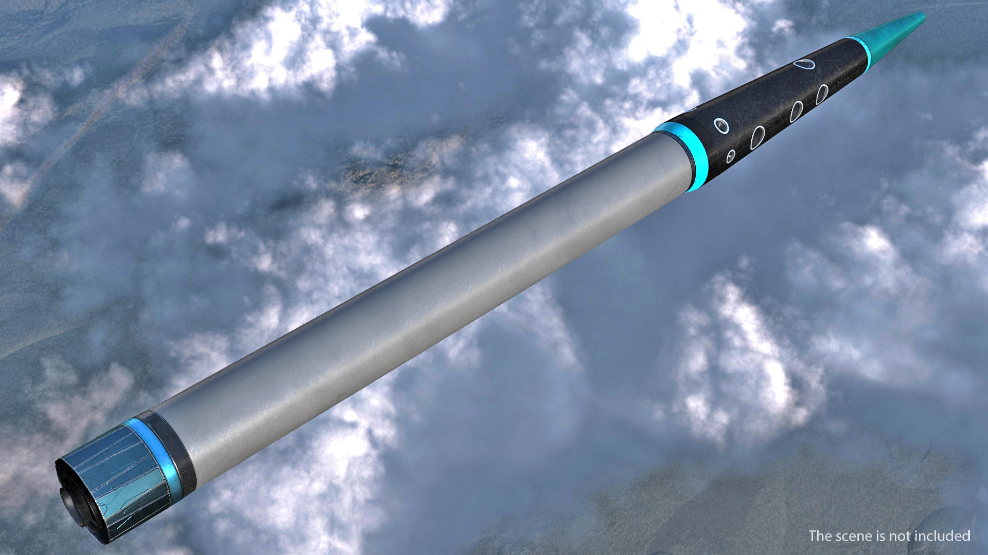 3D model Defense Missile