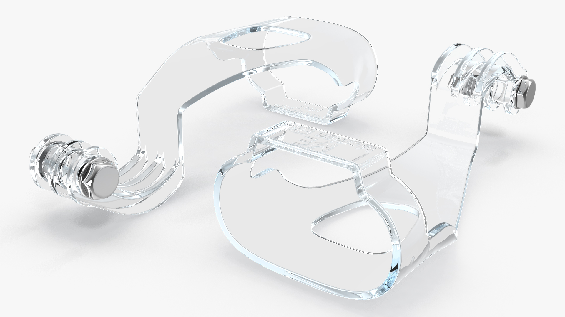 3D Lying Tribord Subea Easybreath Full Face Snorkel Mask model