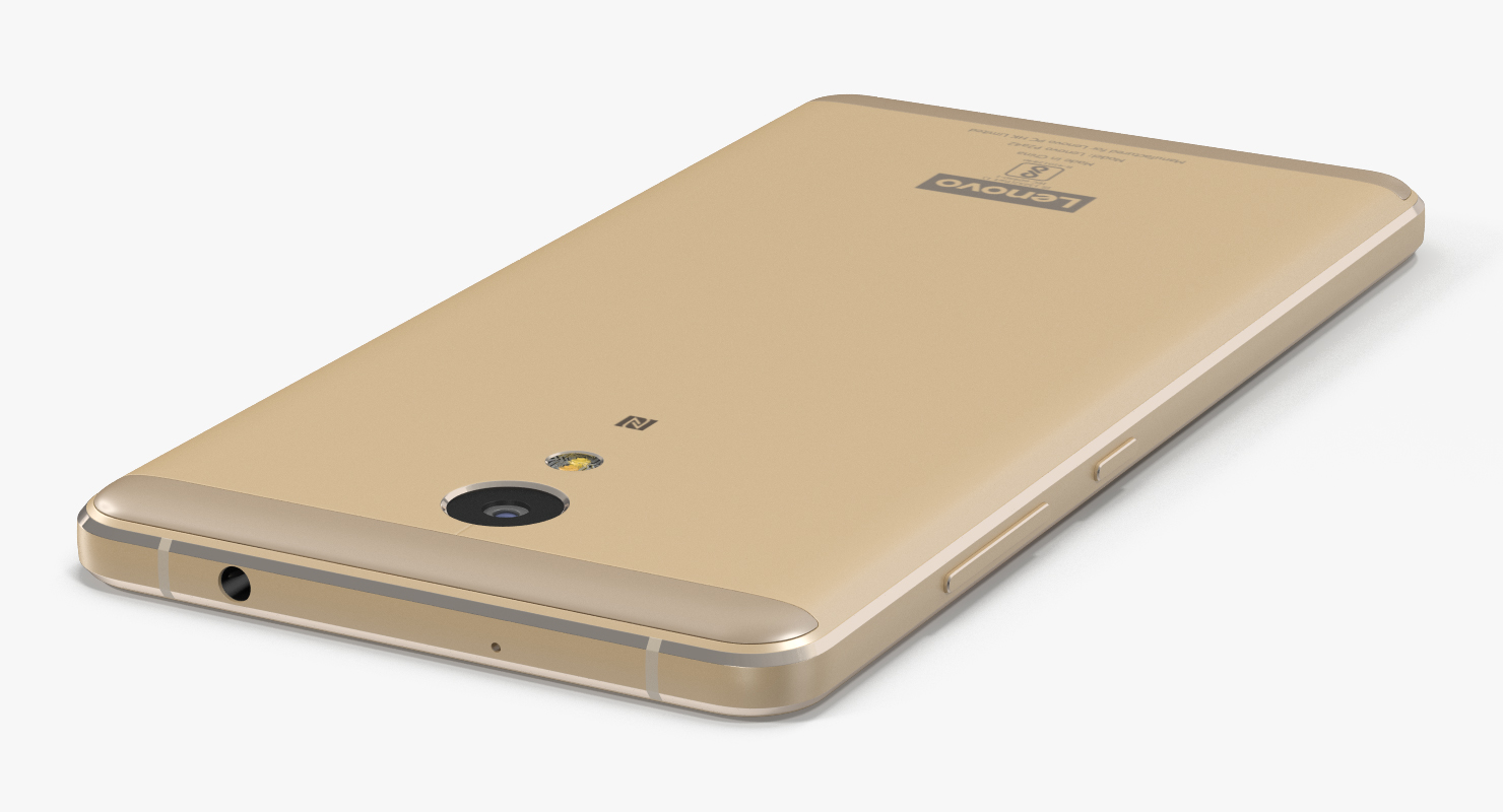 Lenovo P2 Champagne Gold 3D model