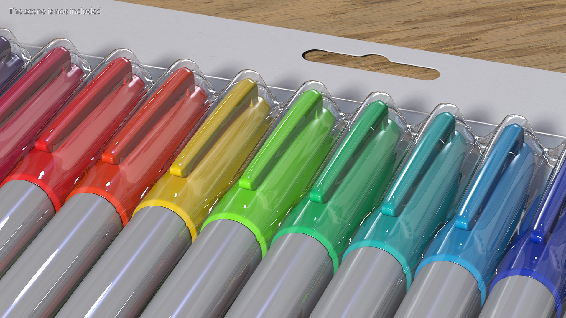 3D Permanent Markers 12 Assorted Colors