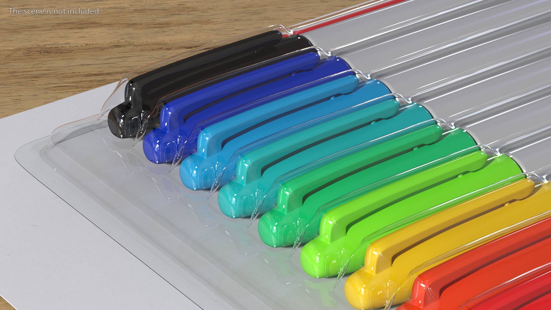 3D Permanent Markers 12 Assorted Colors