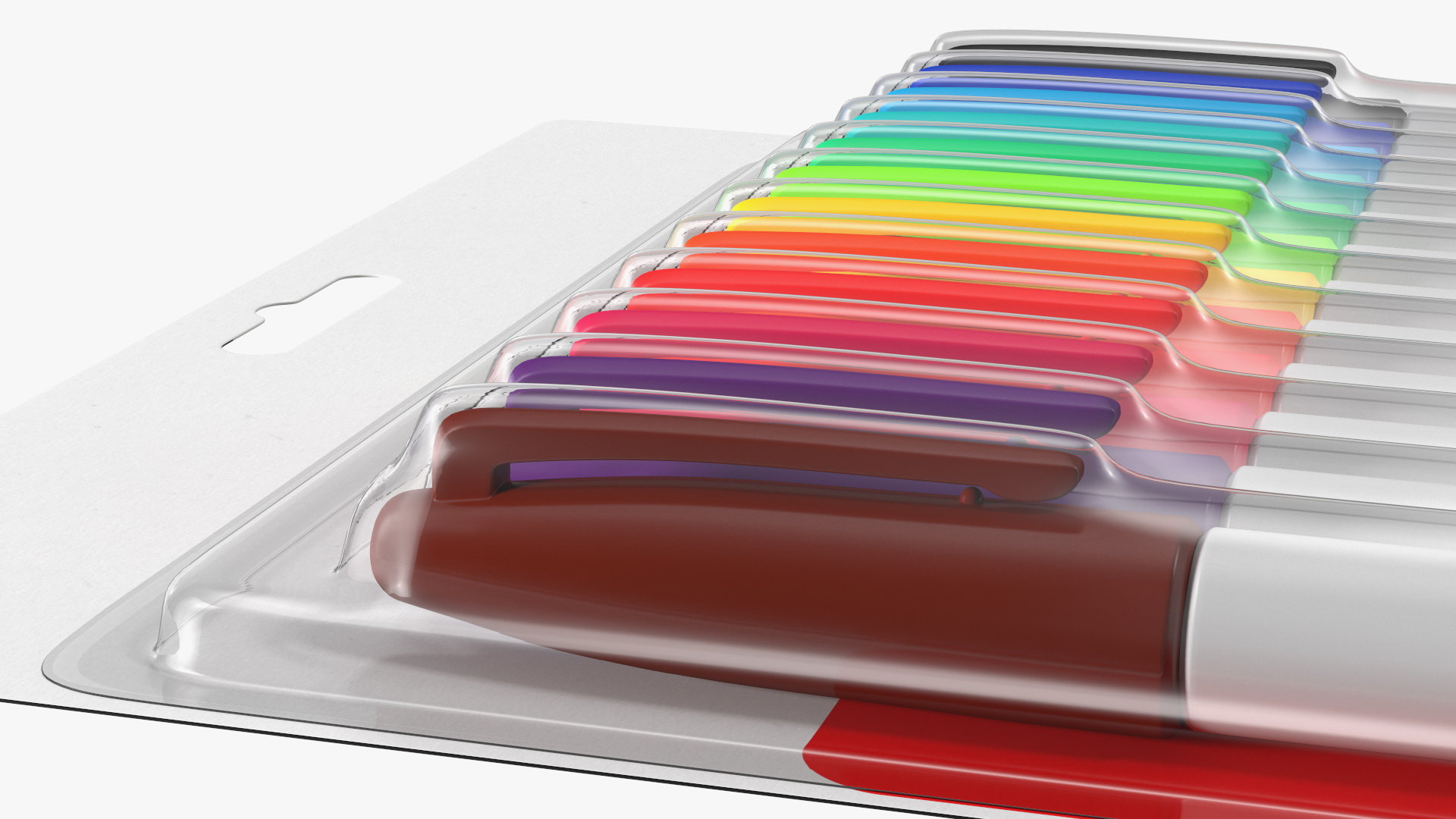 3D Permanent Markers 12 Assorted Colors
