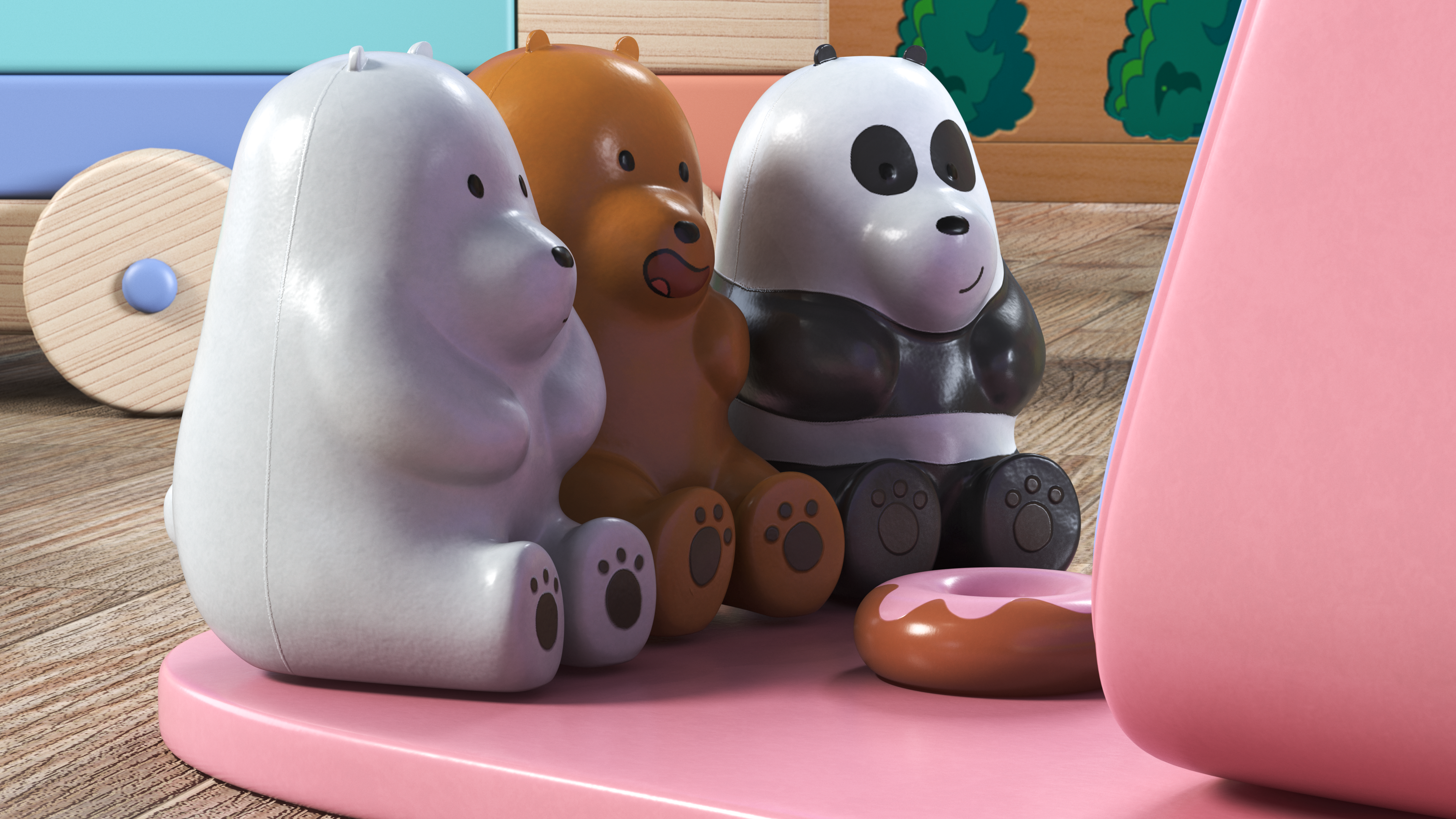 Phone Holder We Bare Bears Unbearably Cute, view 7