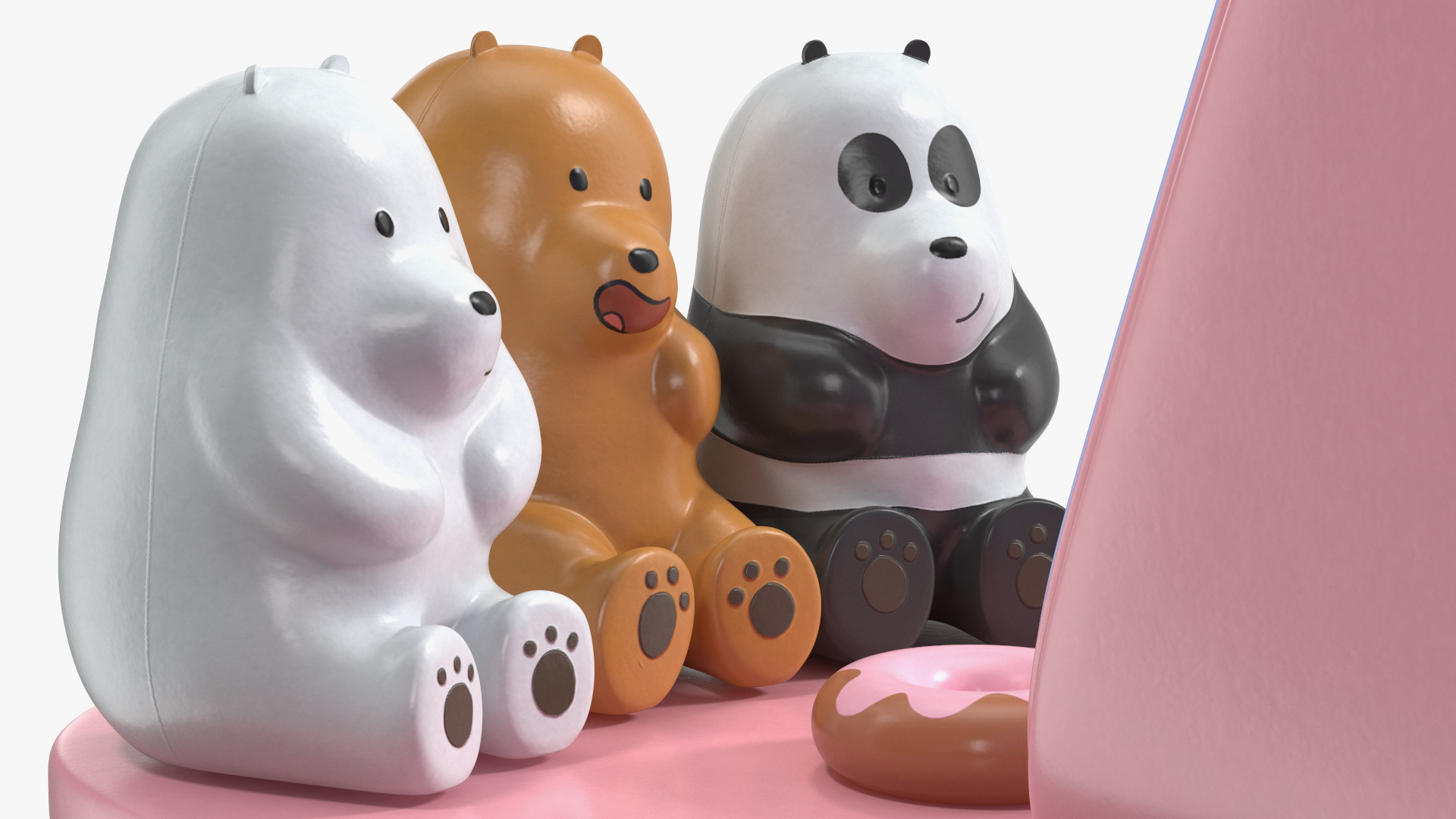 Phone Holder We Bare Bears Unbearably Cute 3D