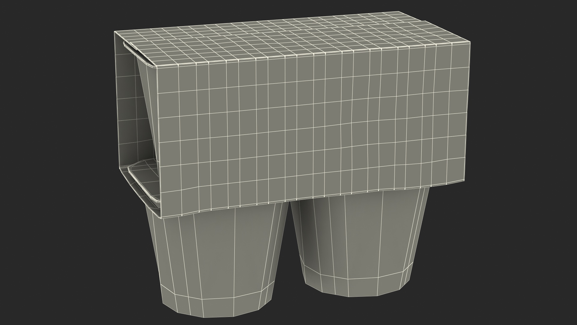 3D Blueberry Gerber Yogurt Pack model