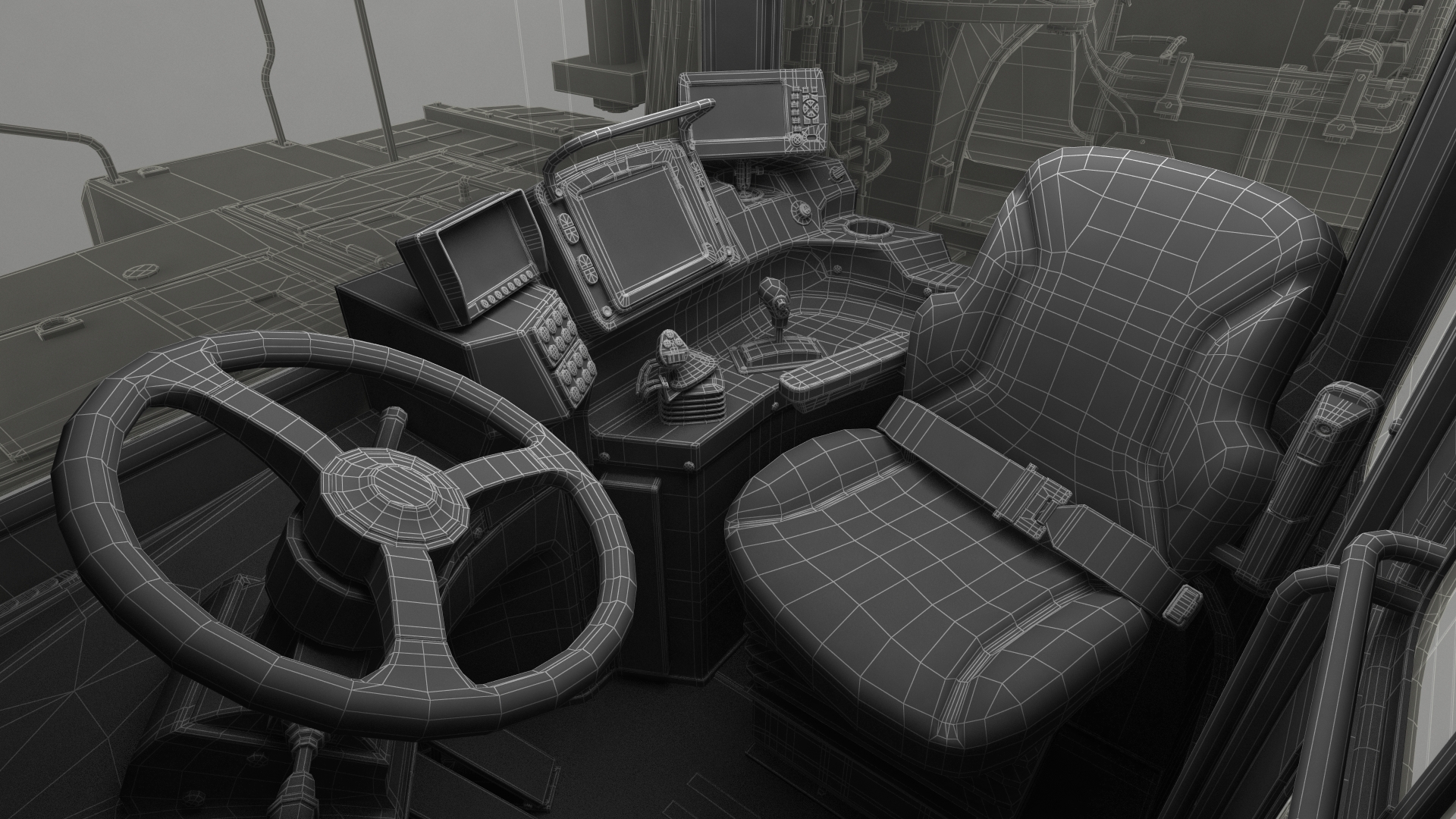 Generic Scraper Rigged 3D
