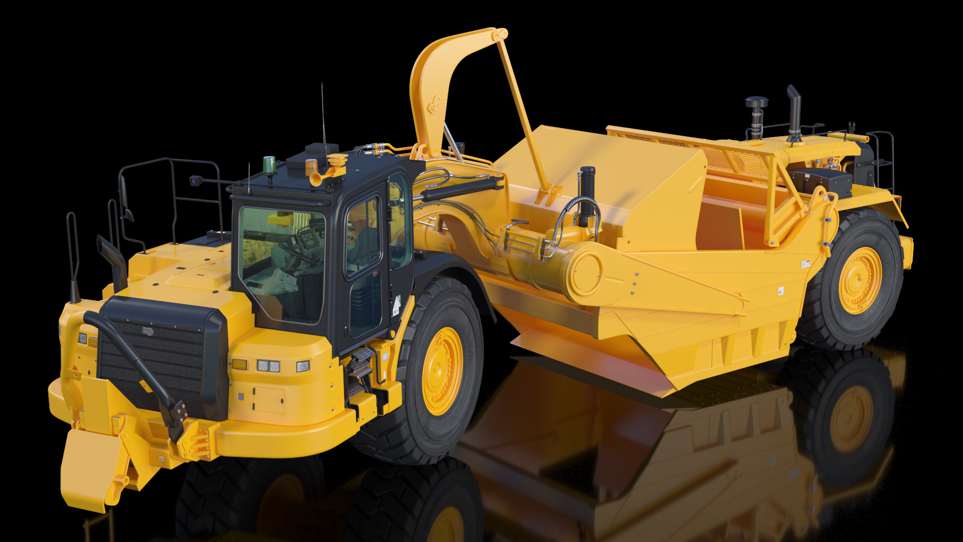 Generic Scraper Rigged 3D