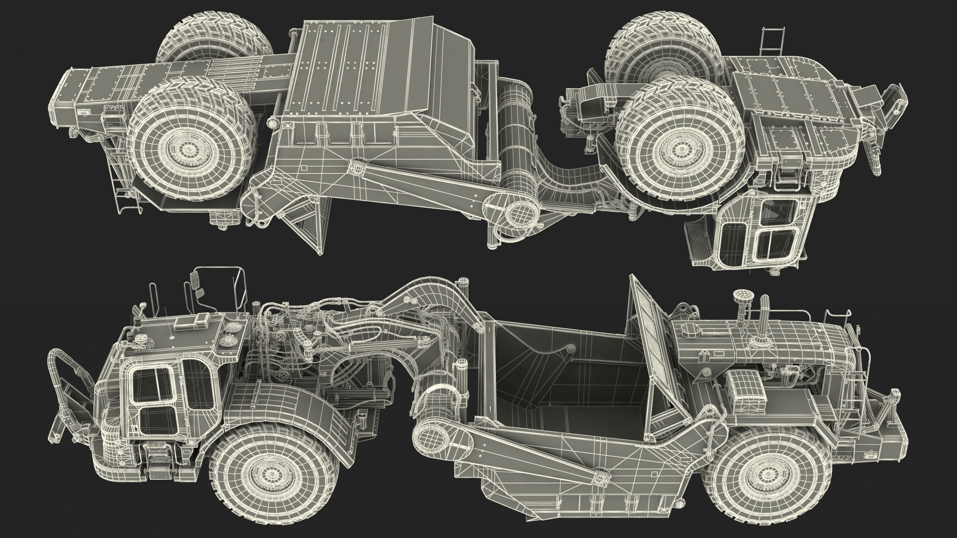Generic Scraper Rigged 3D