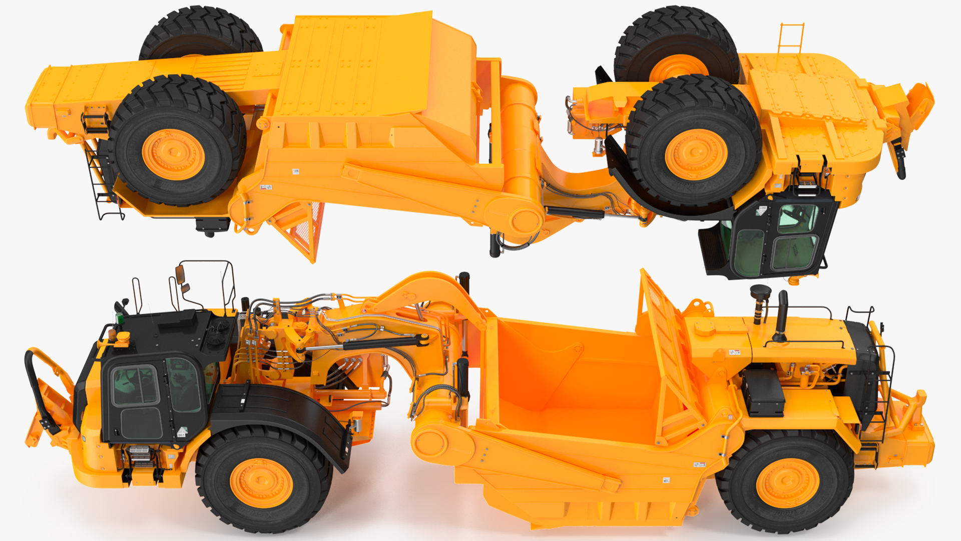 Generic Scraper Rigged 3D