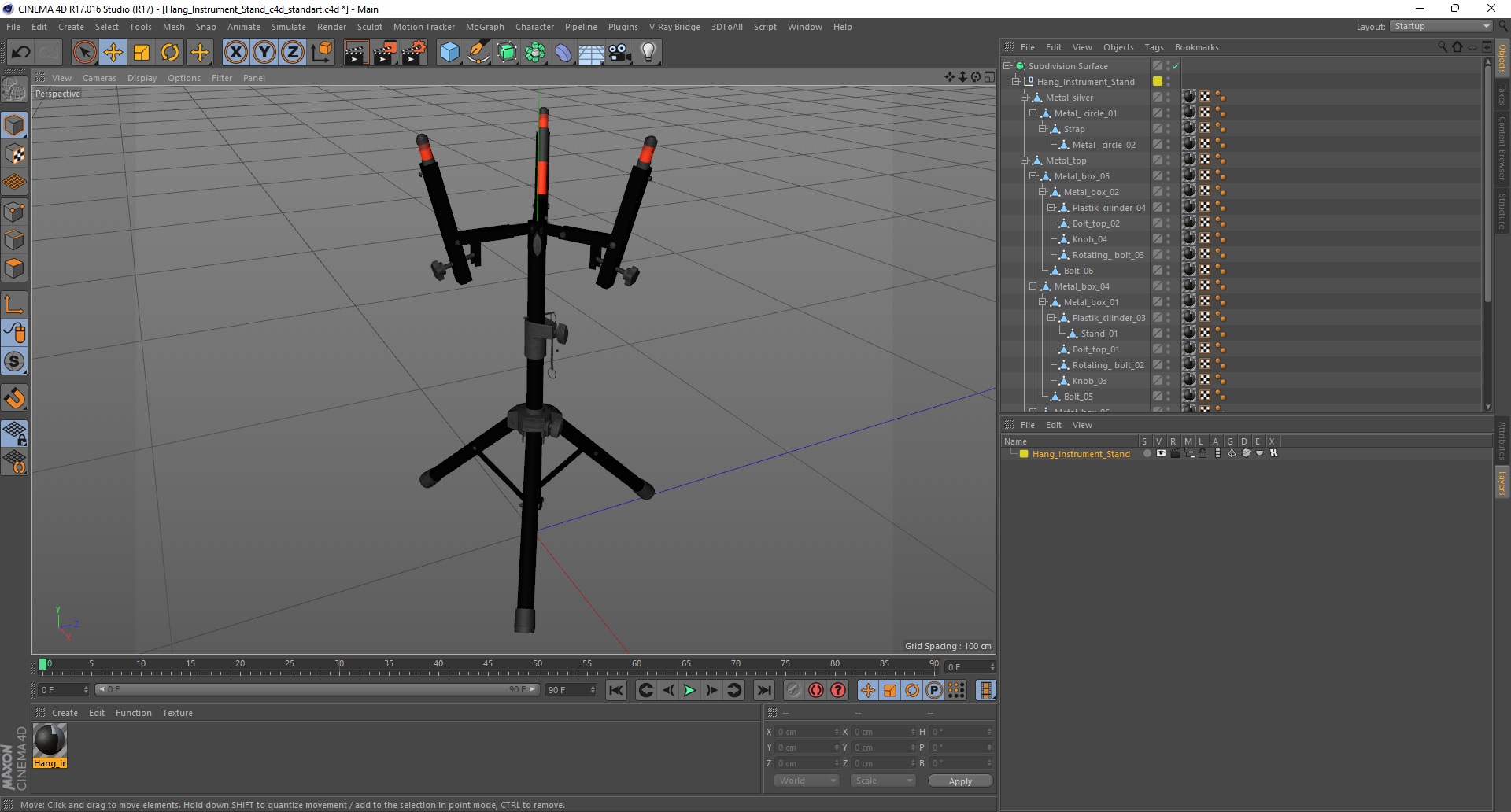 3D Hang instrument stand