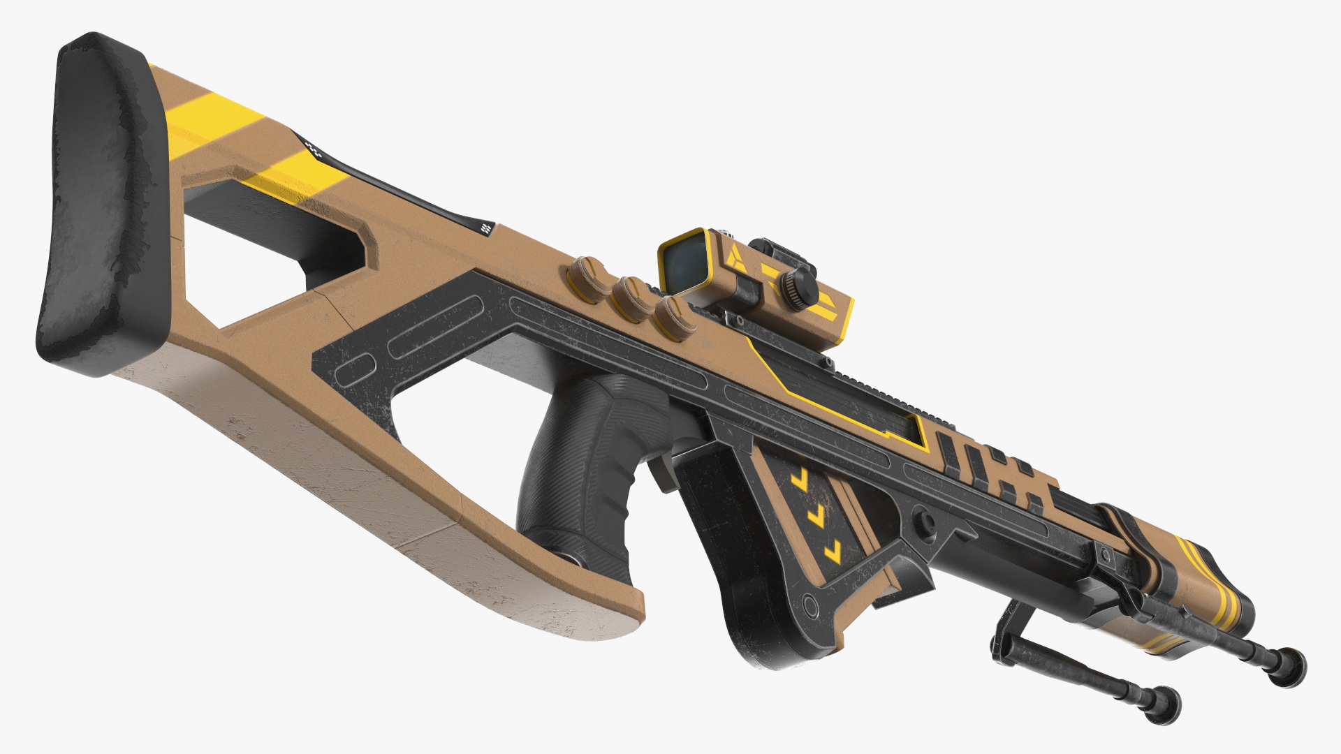 Futuristic Assault Rifle 3D model