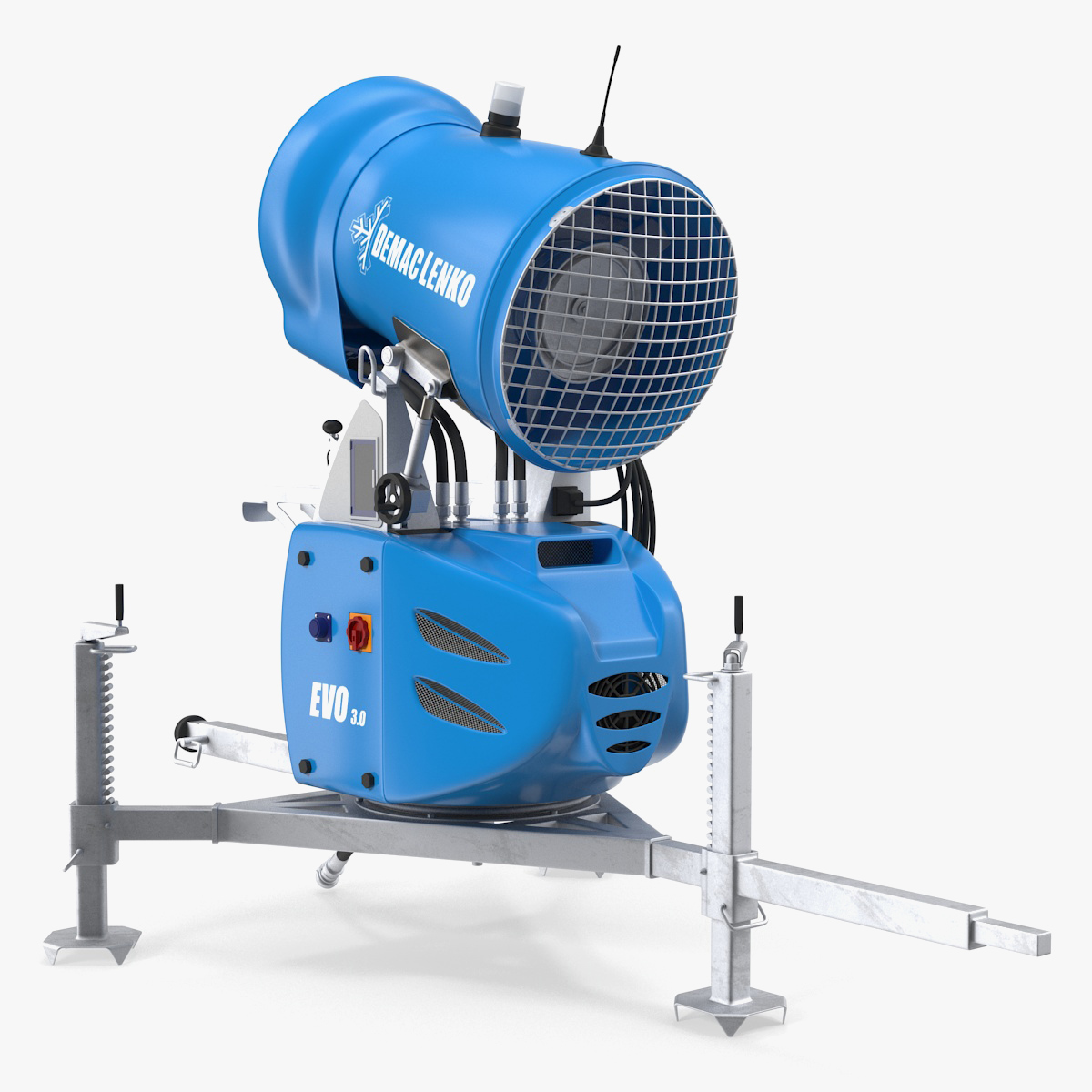 Demaclenko EVO MMK Snow Maker Gun 3D Model, view 4
