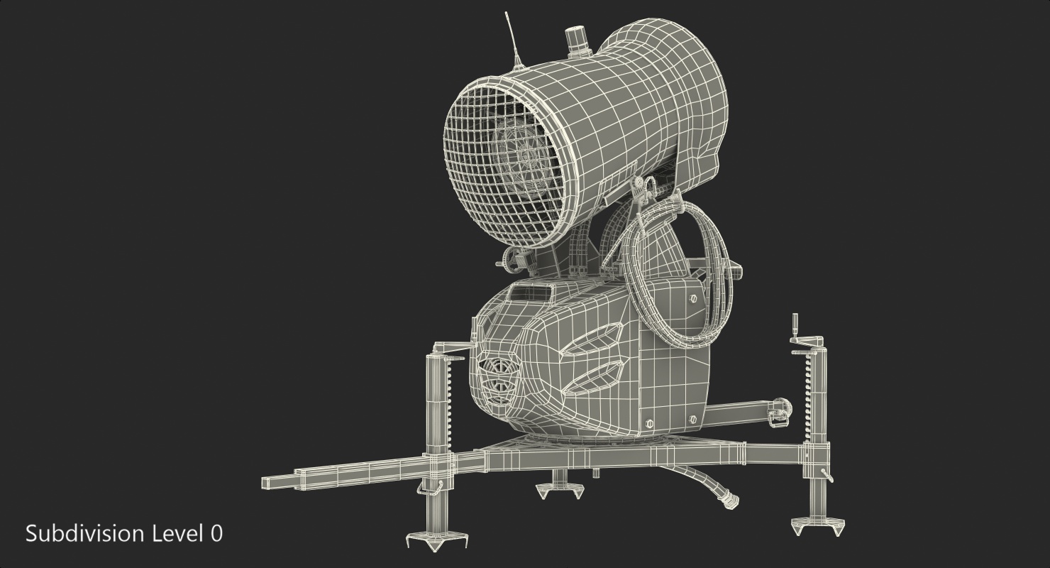 3D Demaclenko EVO MMK Snow Maker Gun model