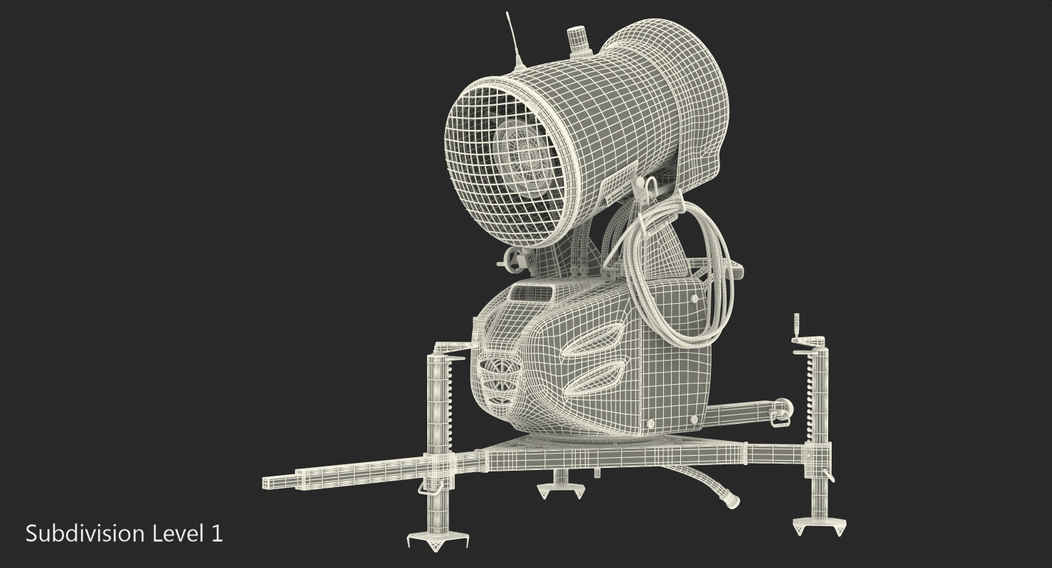 3D Demaclenko EVO MMK Snow Maker Gun model