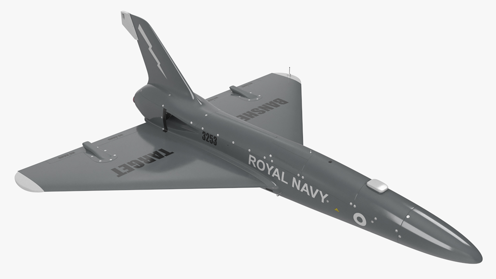 3D Banshee Jet 80 Attack Drone Light model