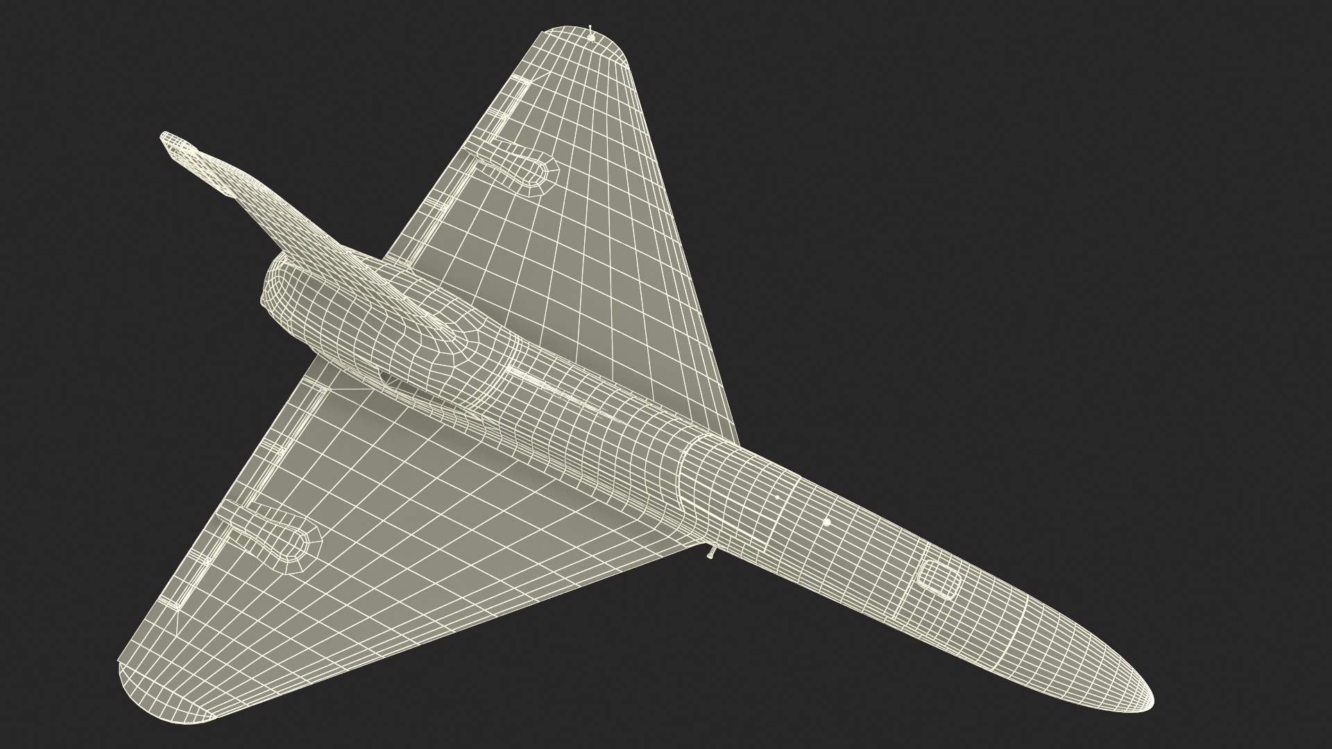 3D Banshee Jet 80 Attack Drone Light model