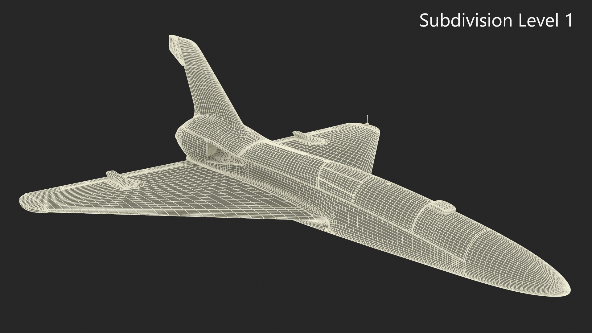 3D Banshee Jet 80 Attack Drone Light model