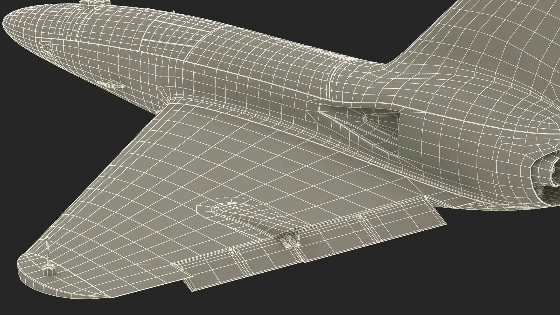3D Banshee Jet 80 Attack Drone Light model
