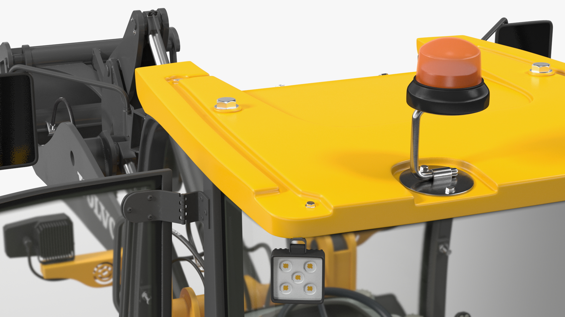 Volvo L25 Electric Loader with Material Handling Arm Rigged 3D model