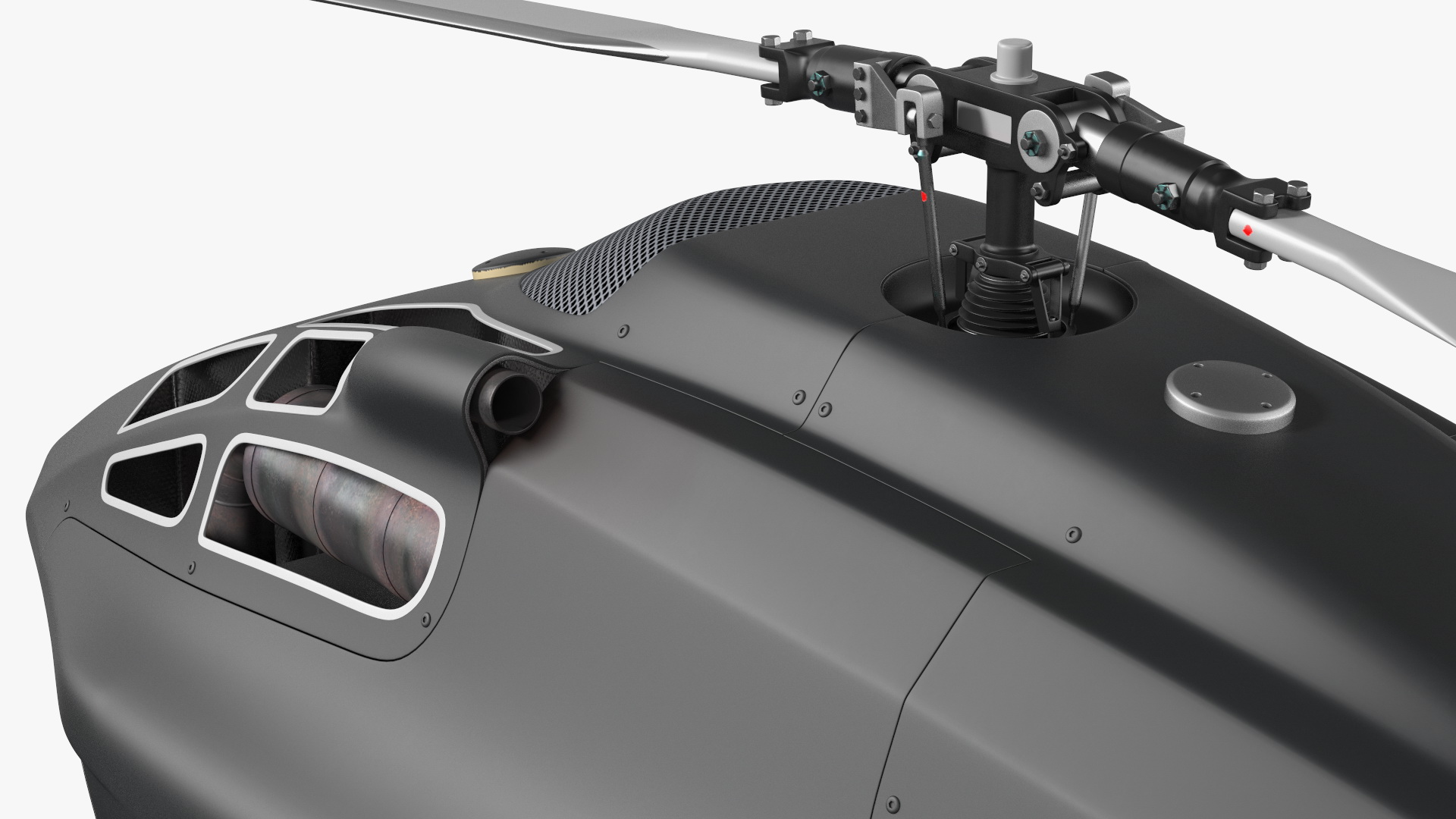 UAV Helicopter 3D model