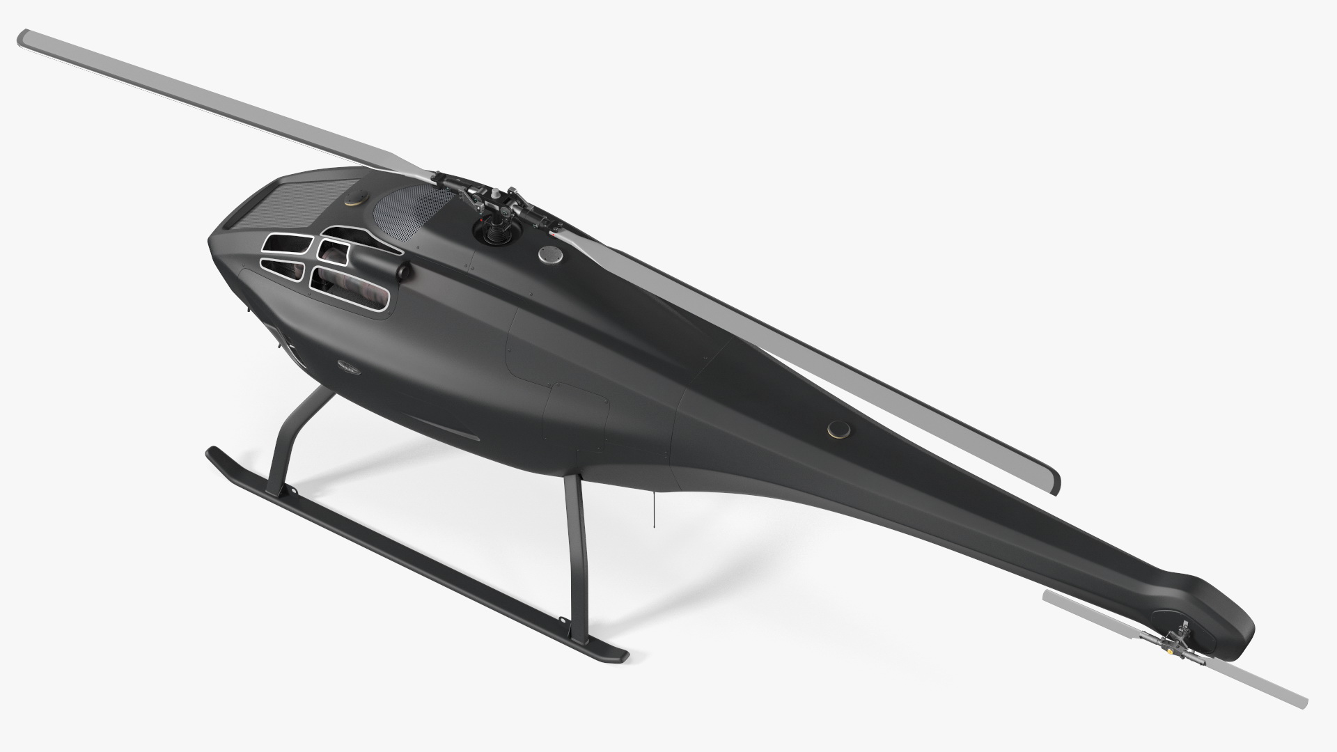 UAV Helicopter 3D model