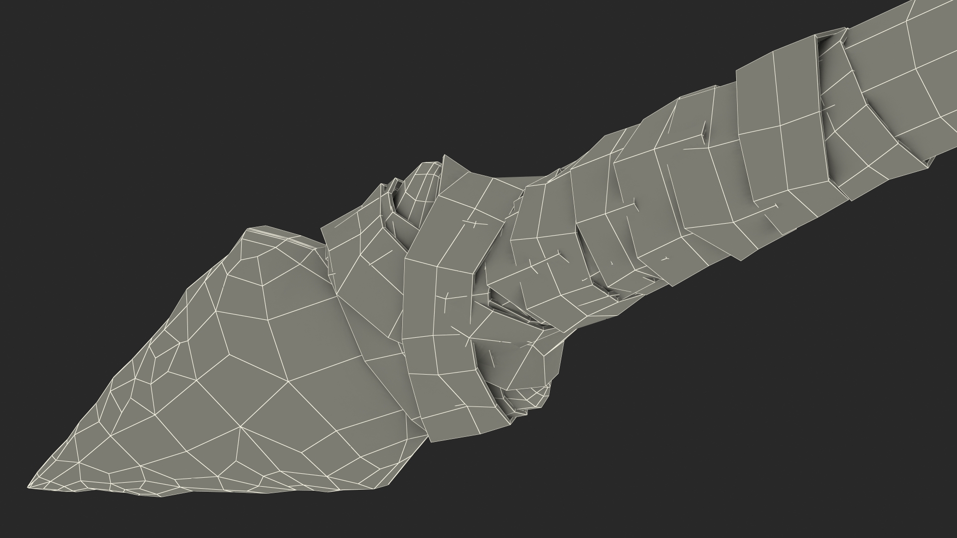 3D Ancient Spear model