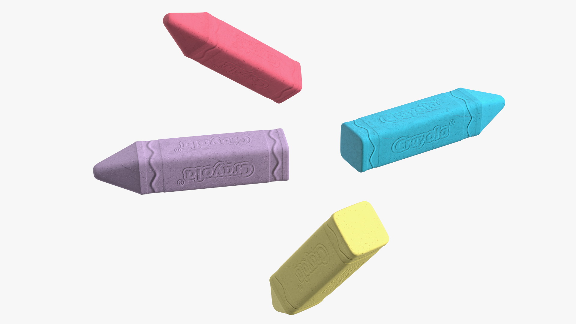 Crayola Chalk Set 16 Colors 3D