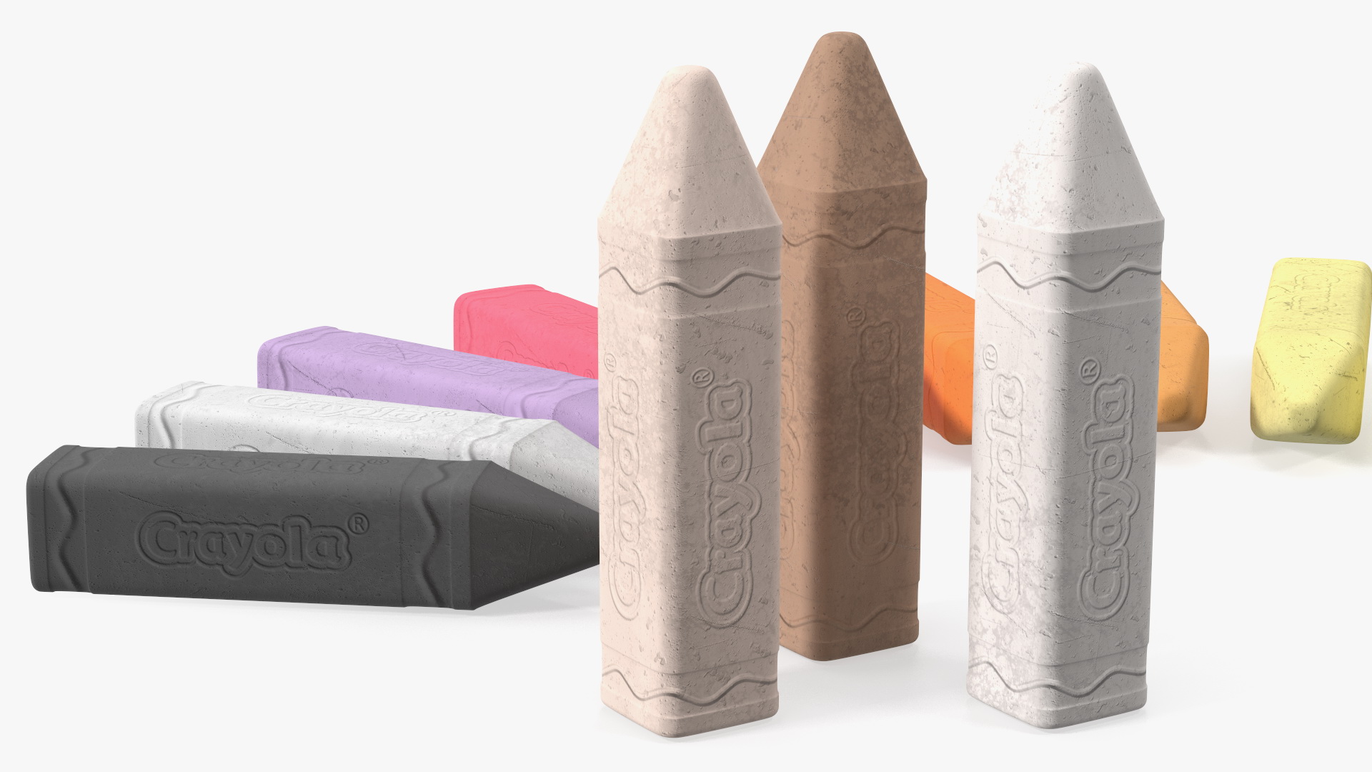 Crayola Chalk Set 16 Colors 3D