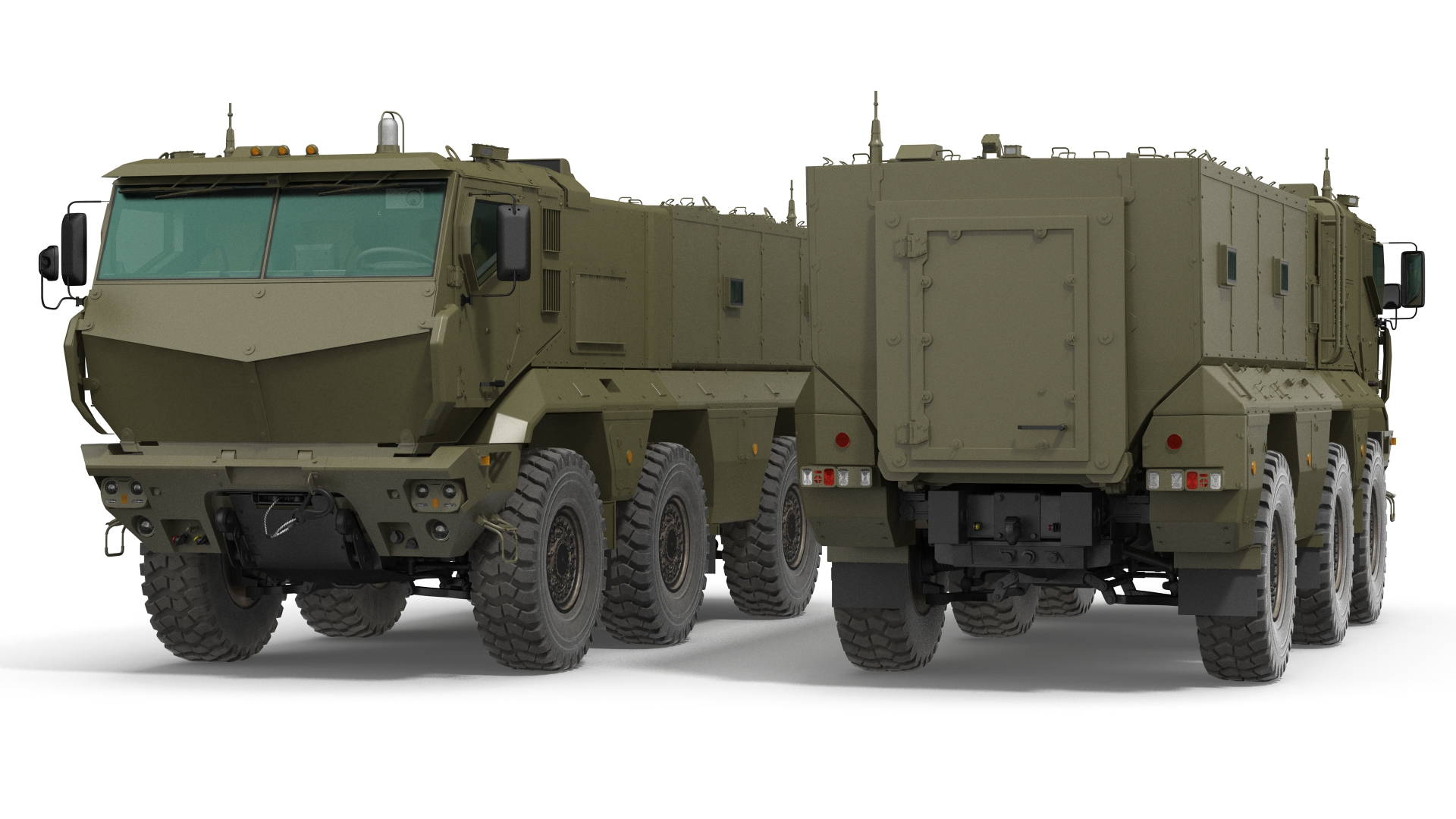 KAMAZ 63968 Typhoon MRAP Vehicle Rigged 3D model
