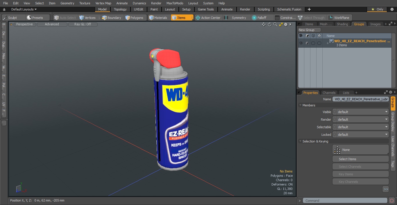 WD 40 EZ REACH Penetrative Lubricant Spray 3D
