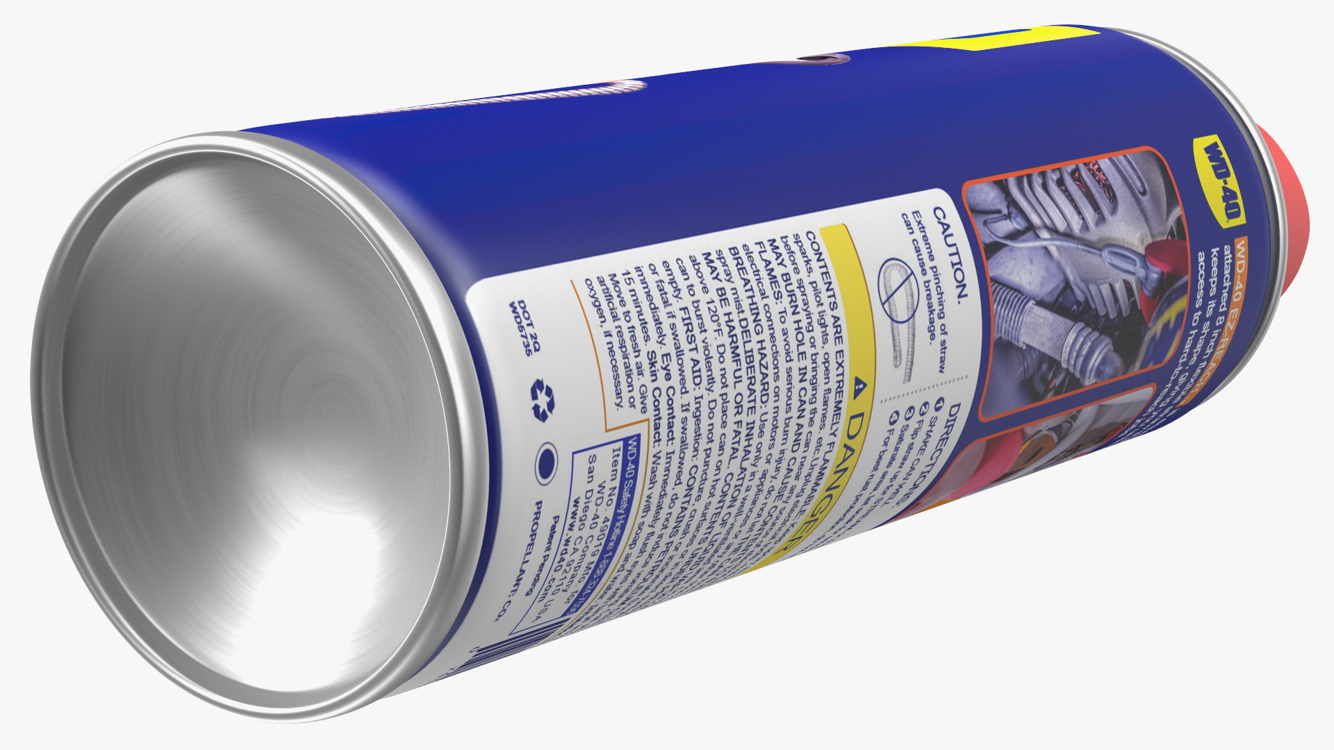 WD 40 EZ REACH Penetrative Lubricant Spray 3D