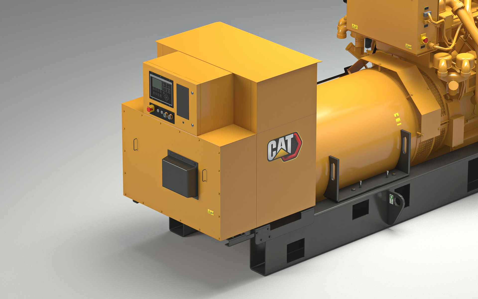 Gas Generator CAT G3520E 3D model