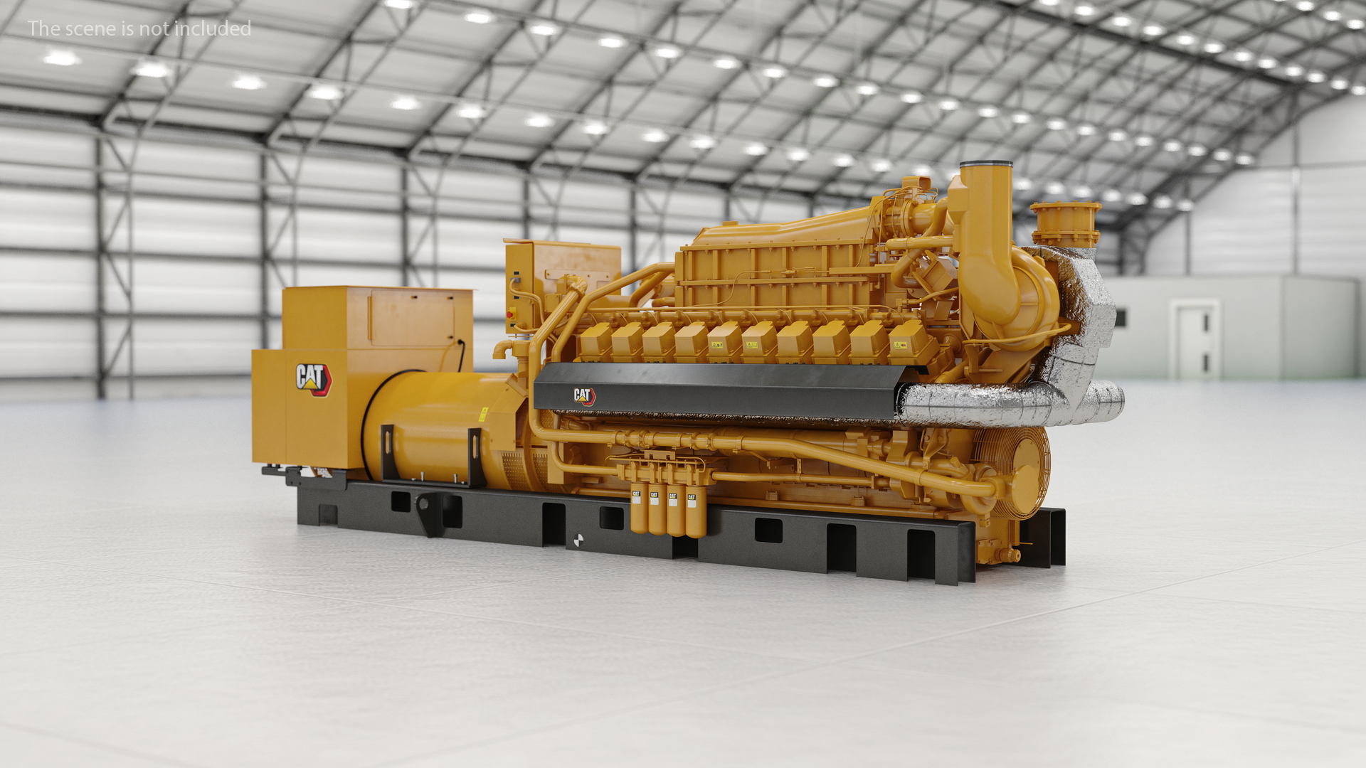 Gas Generator CAT G3520E 3D model