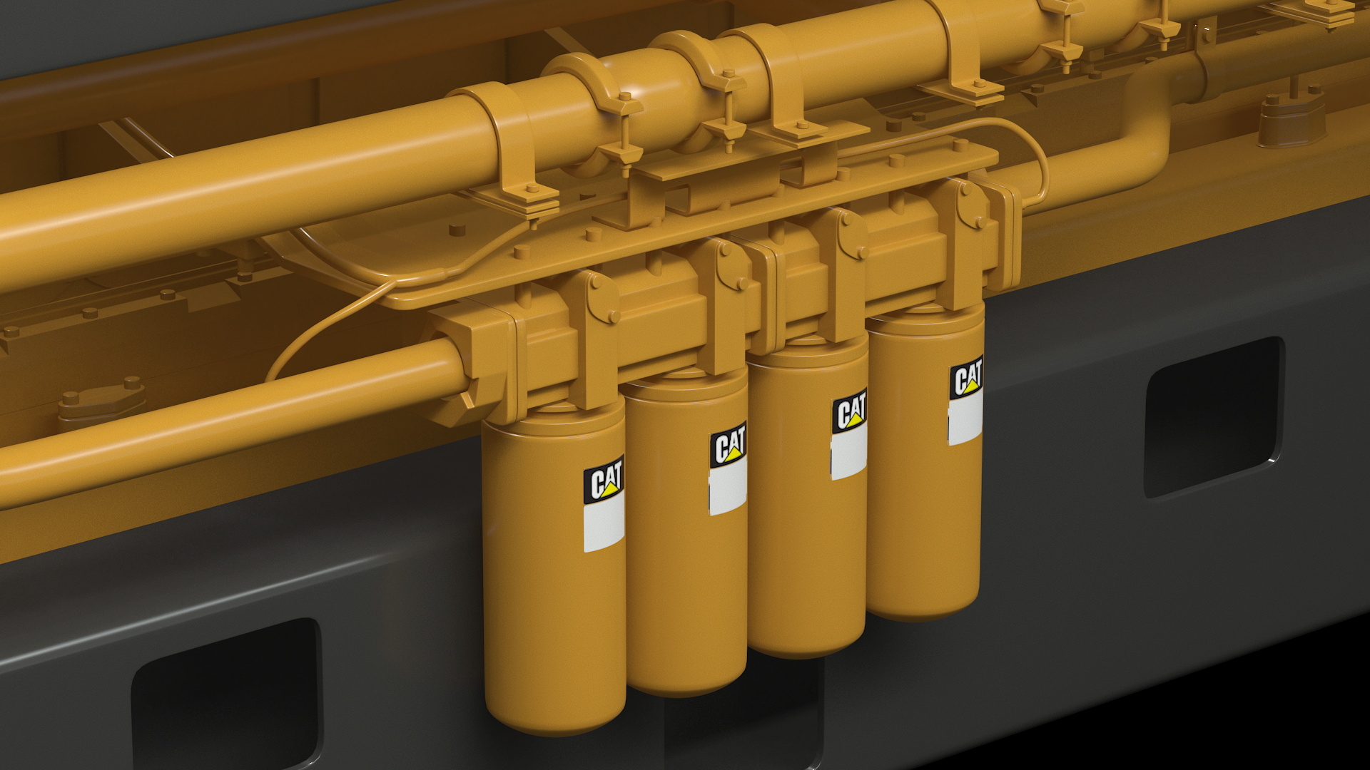 Gas Generator CAT G3520E 3D model