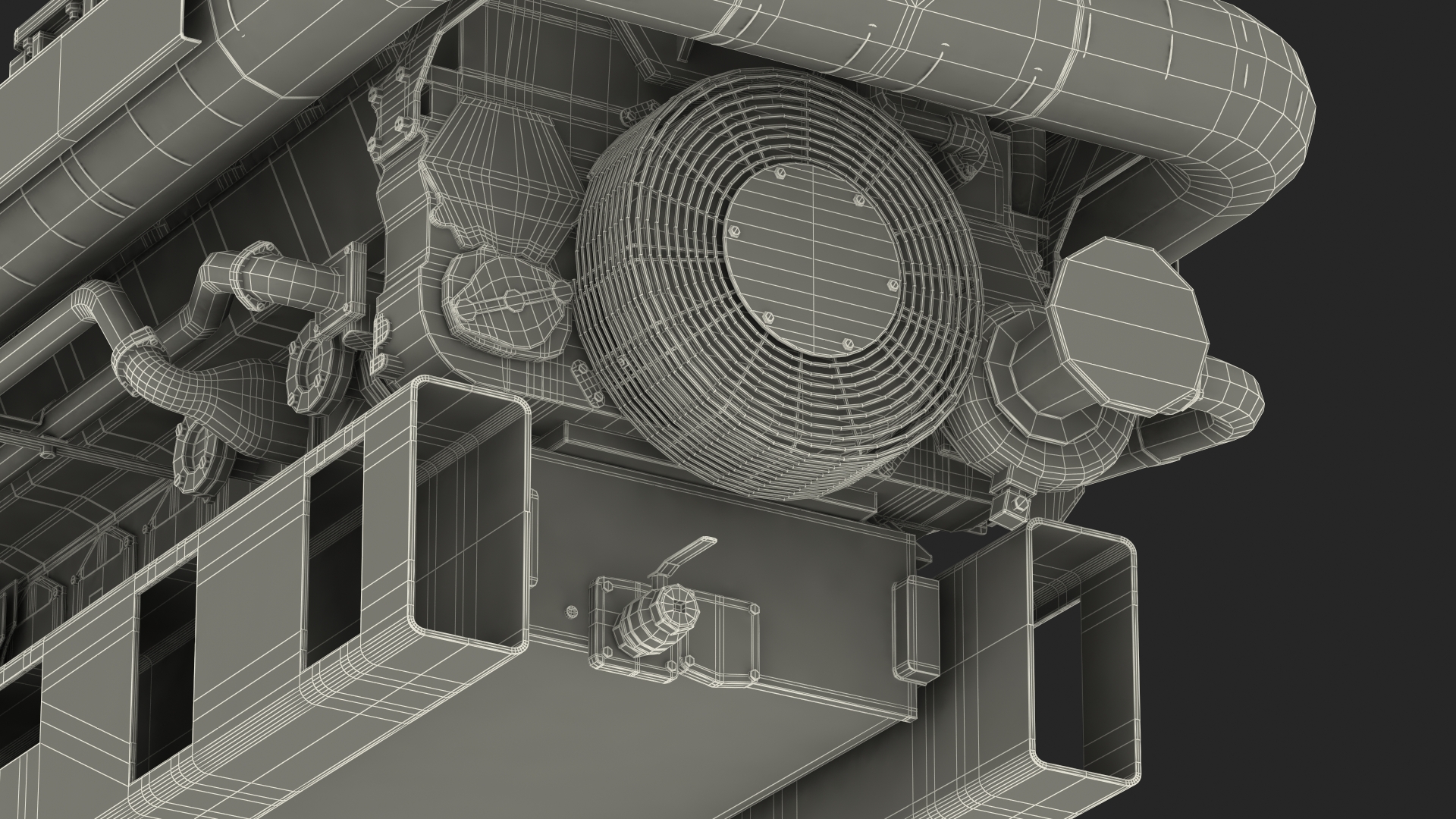 Gas Generator CAT G3520E 3D model