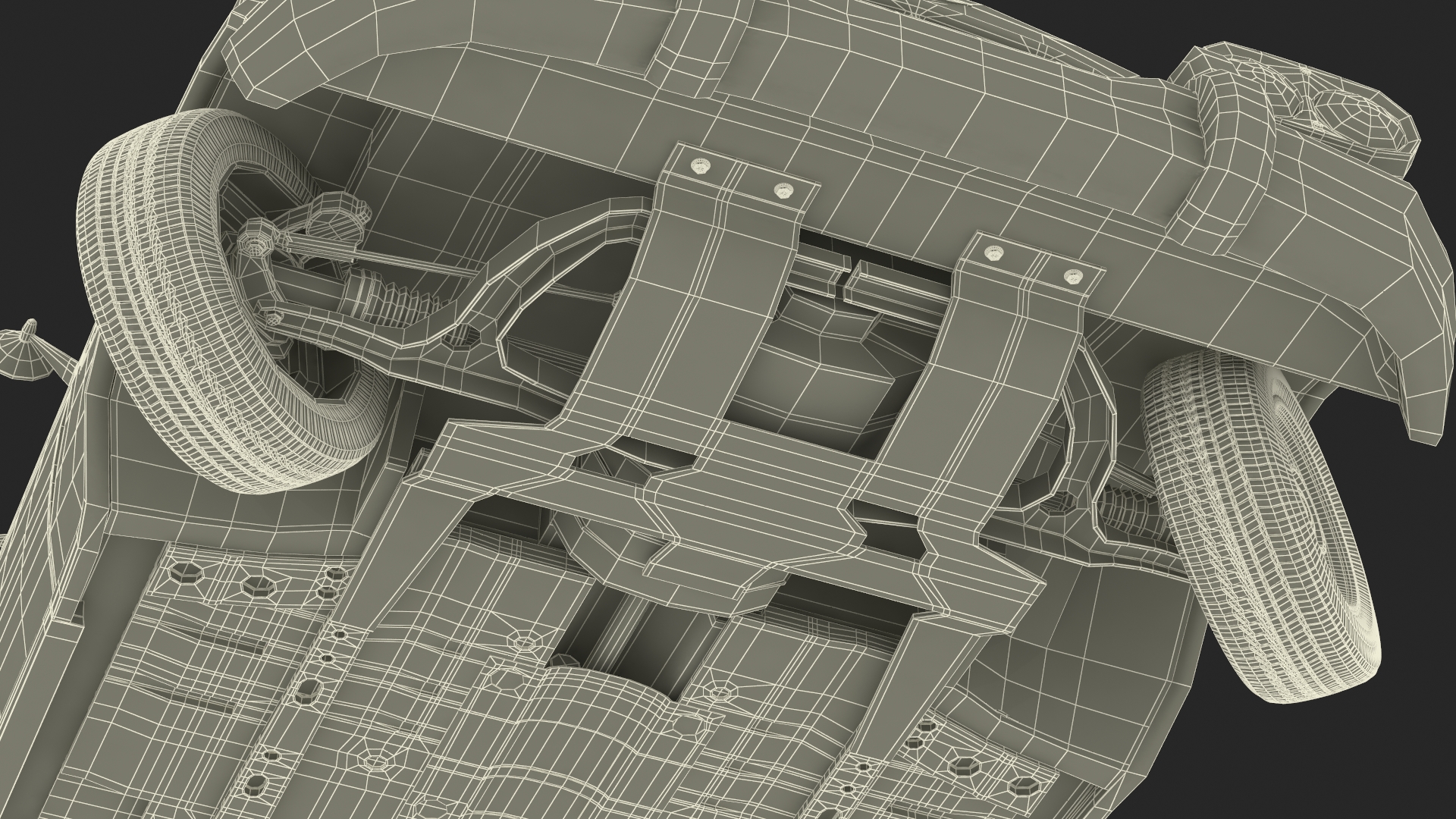 3D model Vintage Checker Marathon Taxi Rigged for Cinema 4D