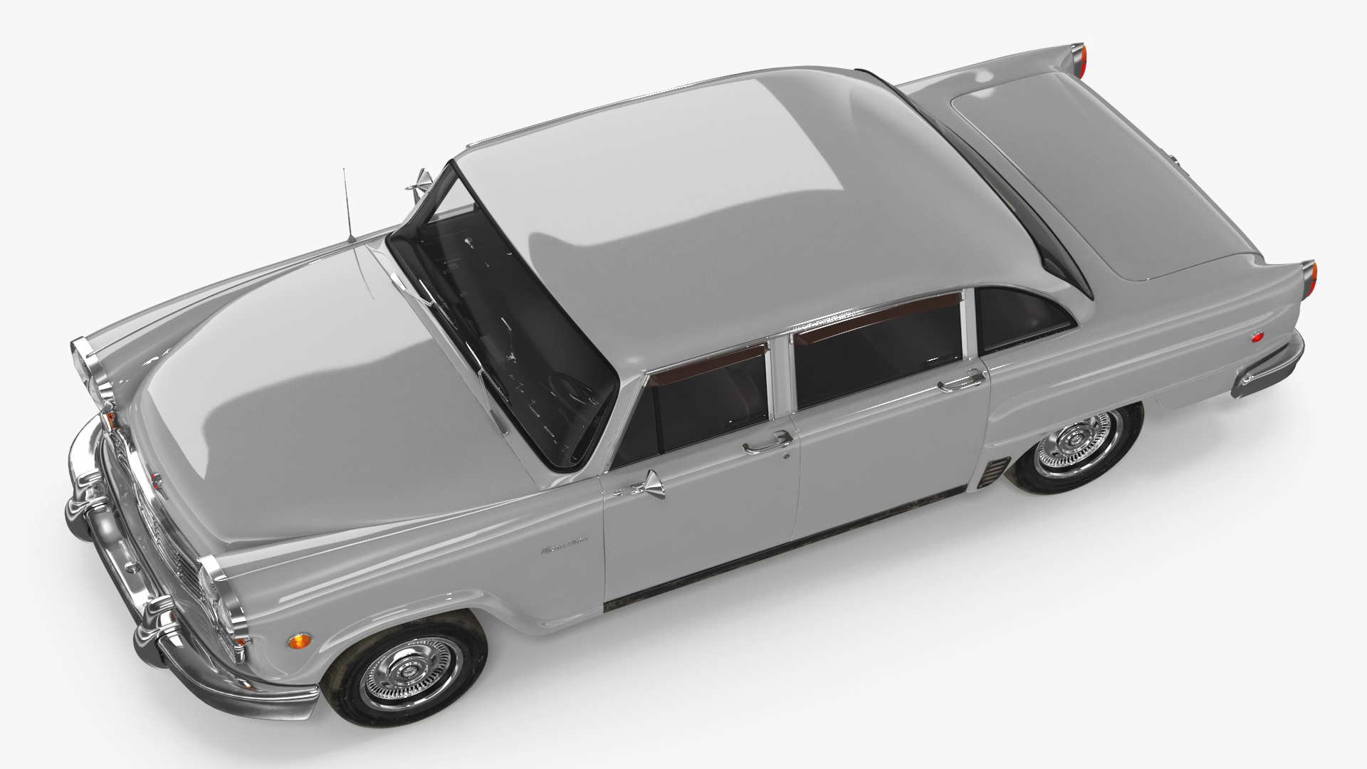 3D model Vintage Checker Marathon Taxi Rigged for Cinema 4D